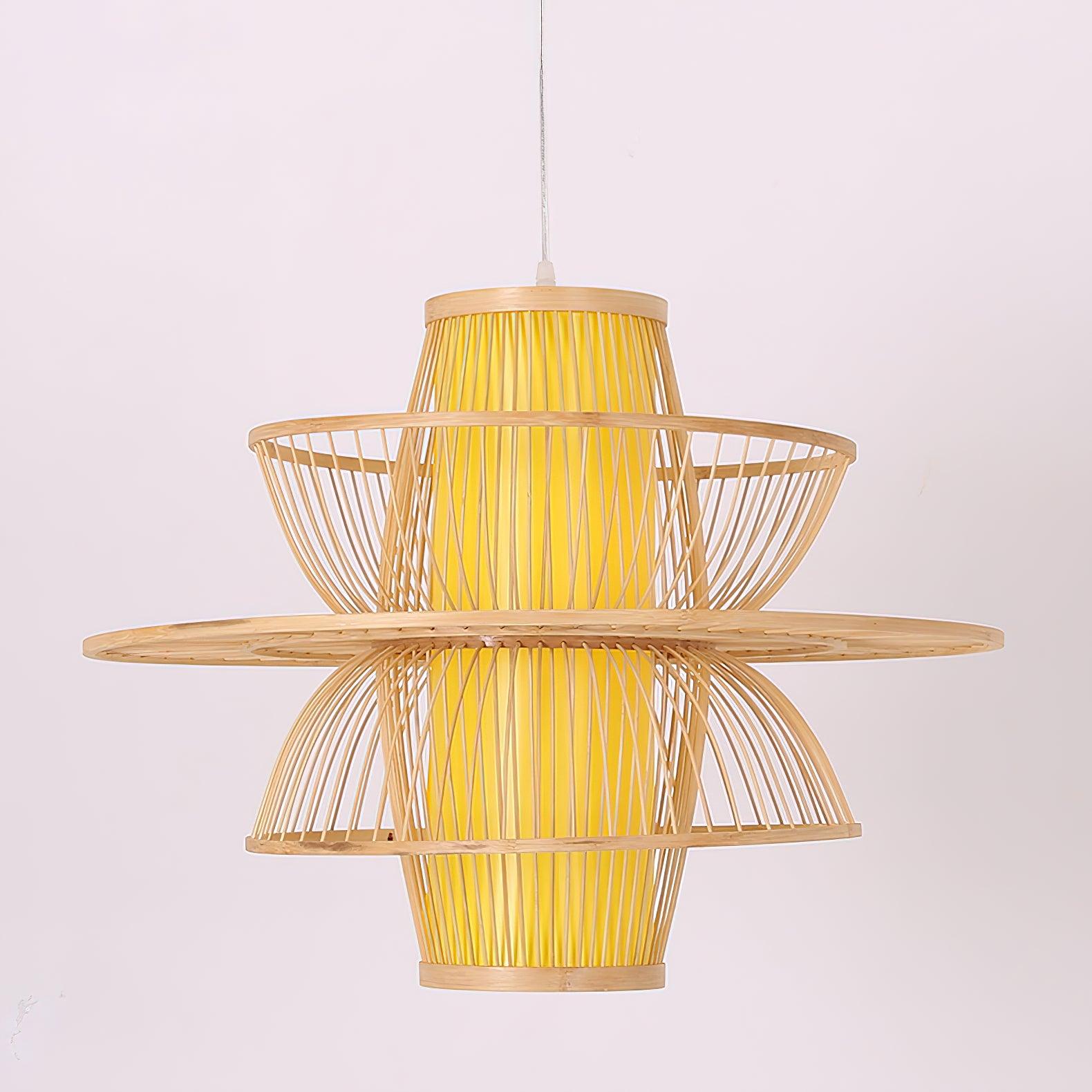 Gsplen Handmade Sigyn Bamboo Pendant Lamp-Neutral Decor
