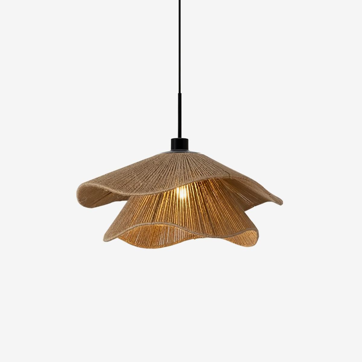 Lustra Pendant Lamp Handmade Straw Hat Double Layer-Neutral Decor