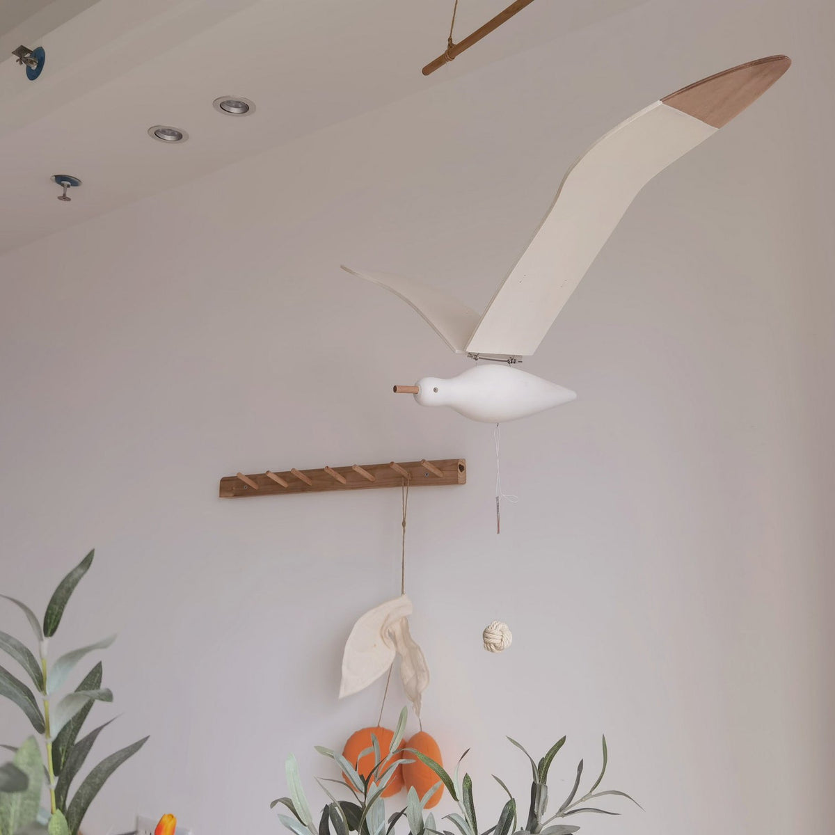 Handmade Wooden Gull