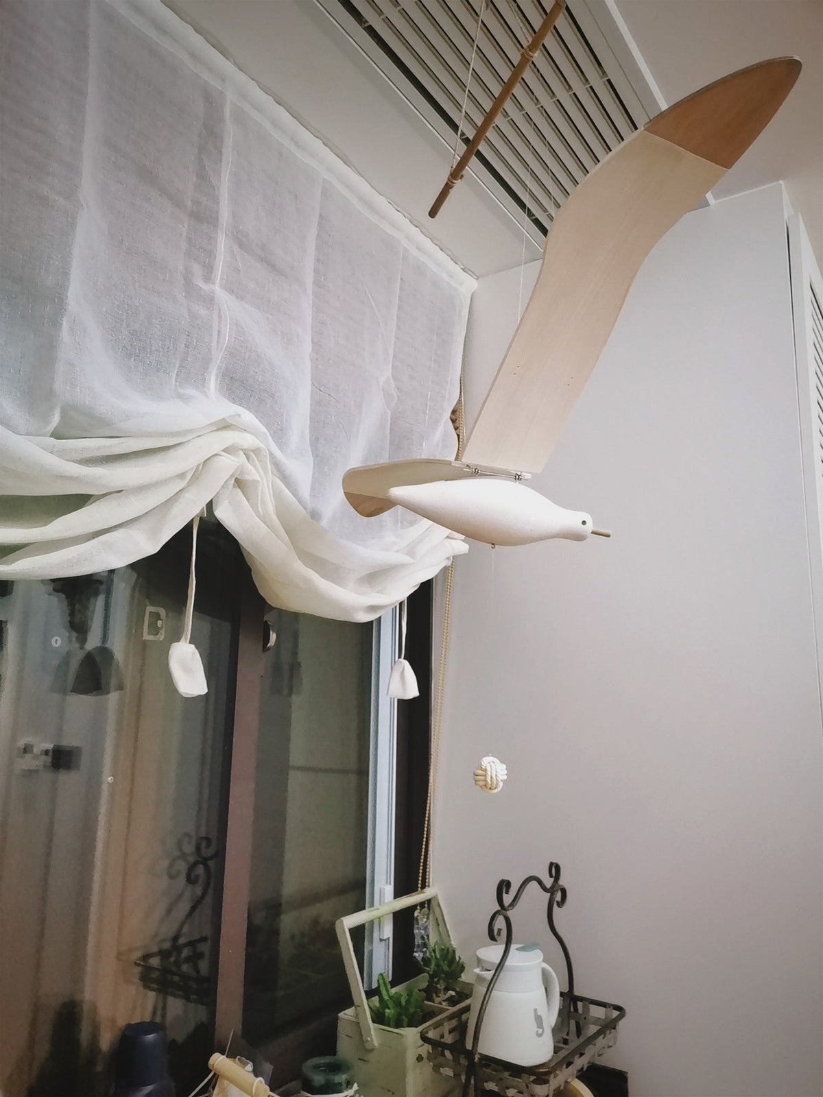 Handmade Wooden Gull
