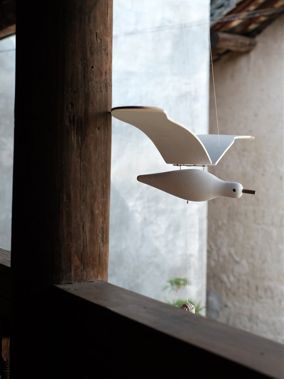 Handmade Wooden Gull