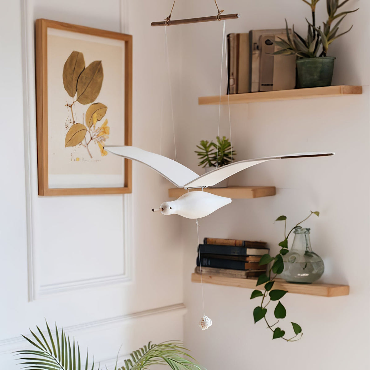 Handmade Wooden Gull