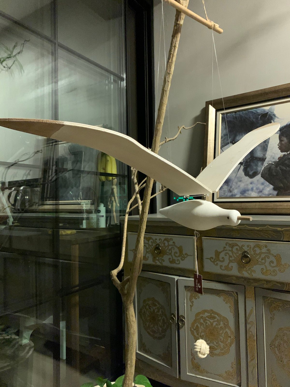 Handmade Wooden Gull