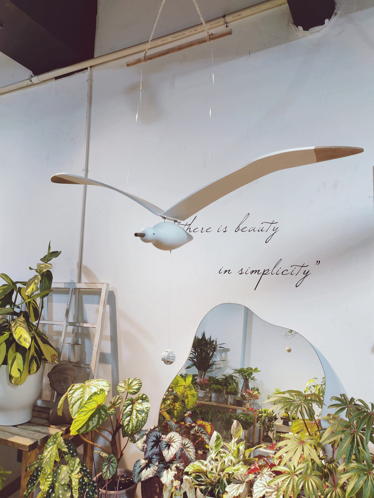 Handmade Wooden Gull