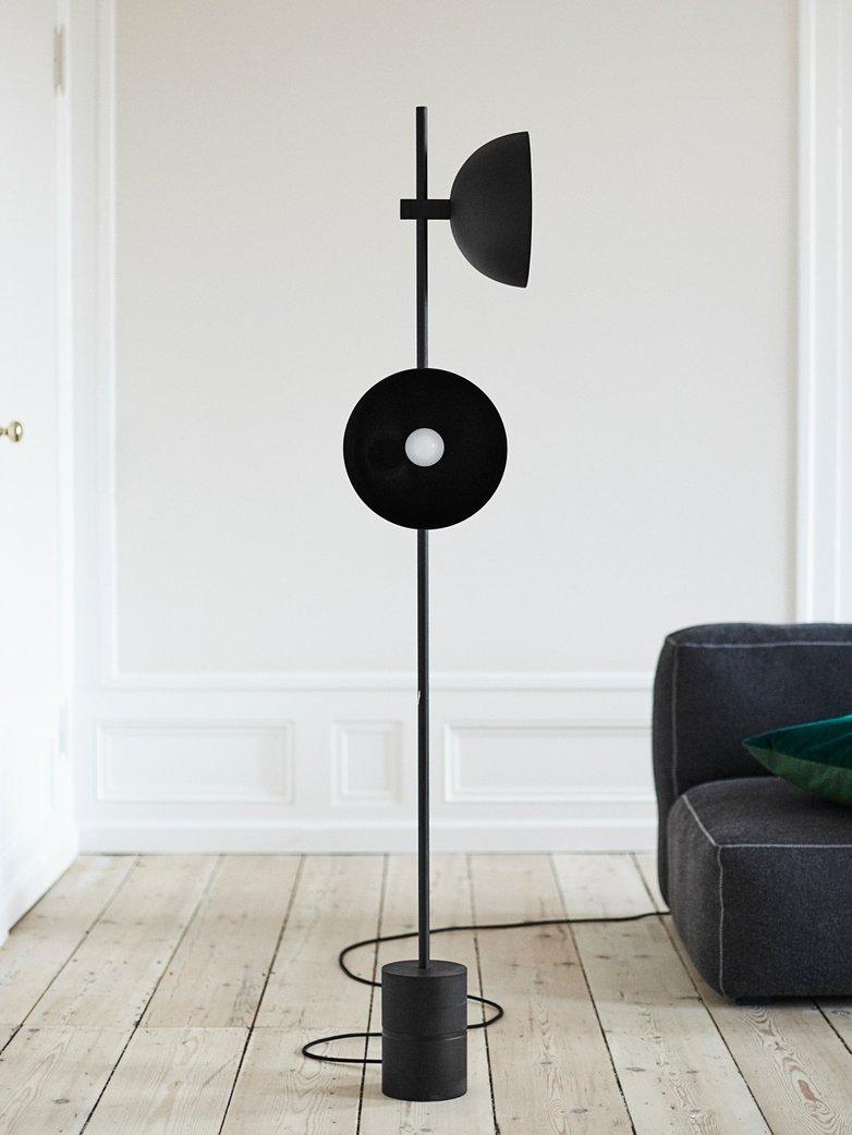 Lumase Glass Minimalist Floor Lamp-Neutral Decor
