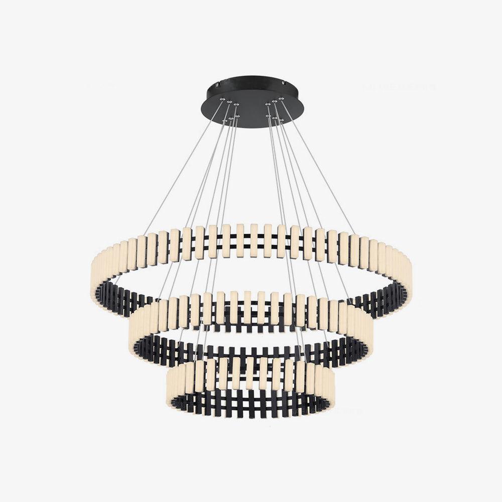 Rivo Stylis Hanging LED Chandelier-Neutral Decor