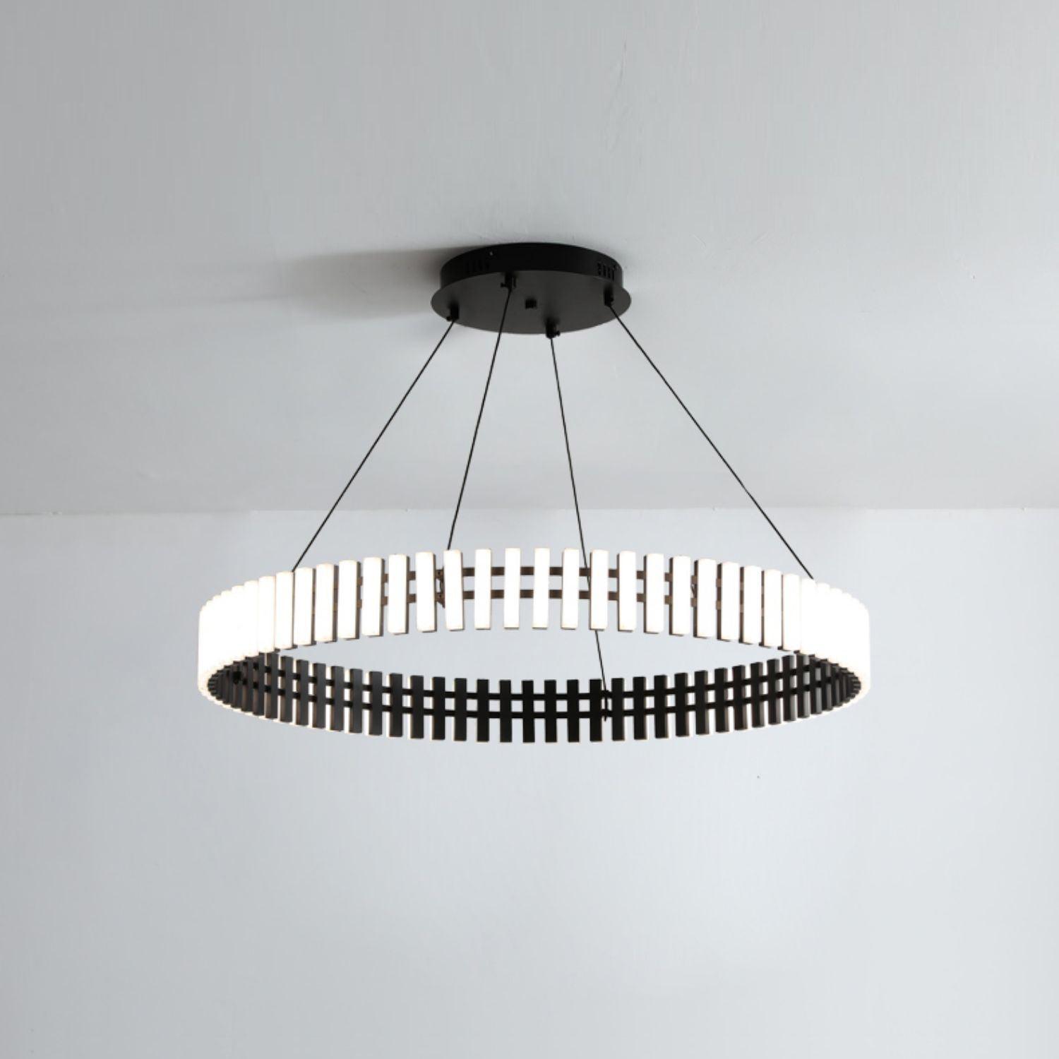 Rivo Stylis Hanging LED Chandelier-Neutral Decor