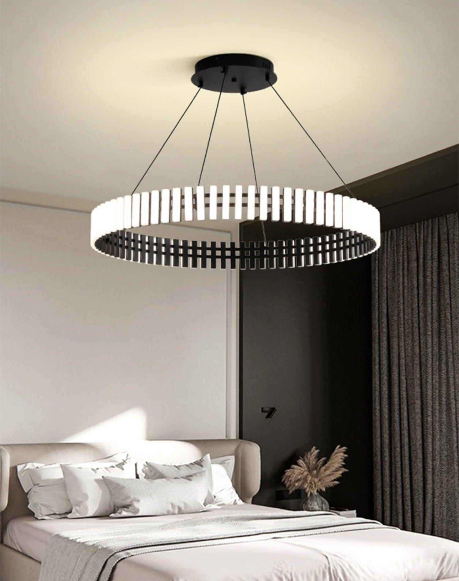 Rivo Stylis Hanging LED Chandelier-Neutral Decor