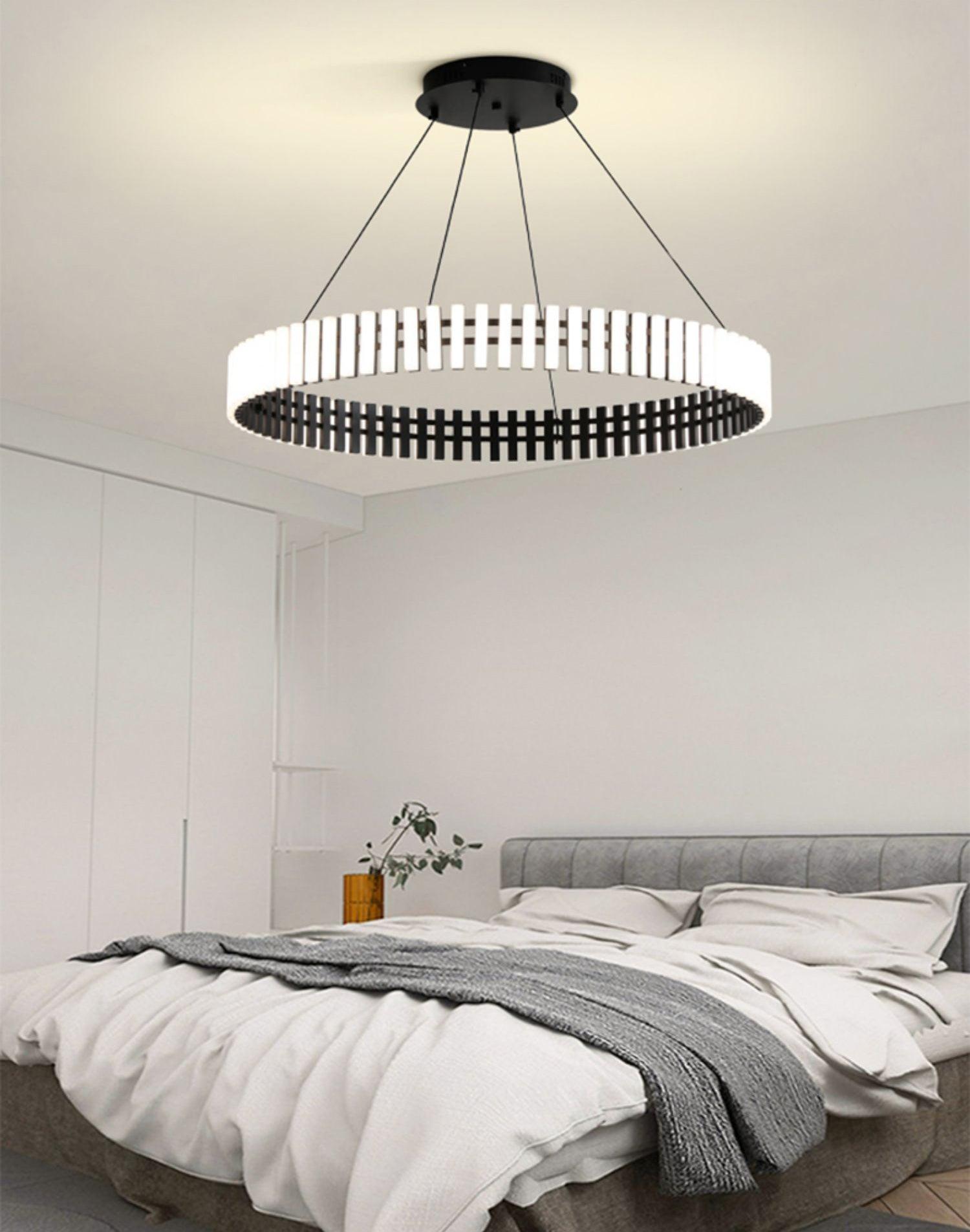 Rivo Stylis Hanging LED Chandelier-Neutral Decor