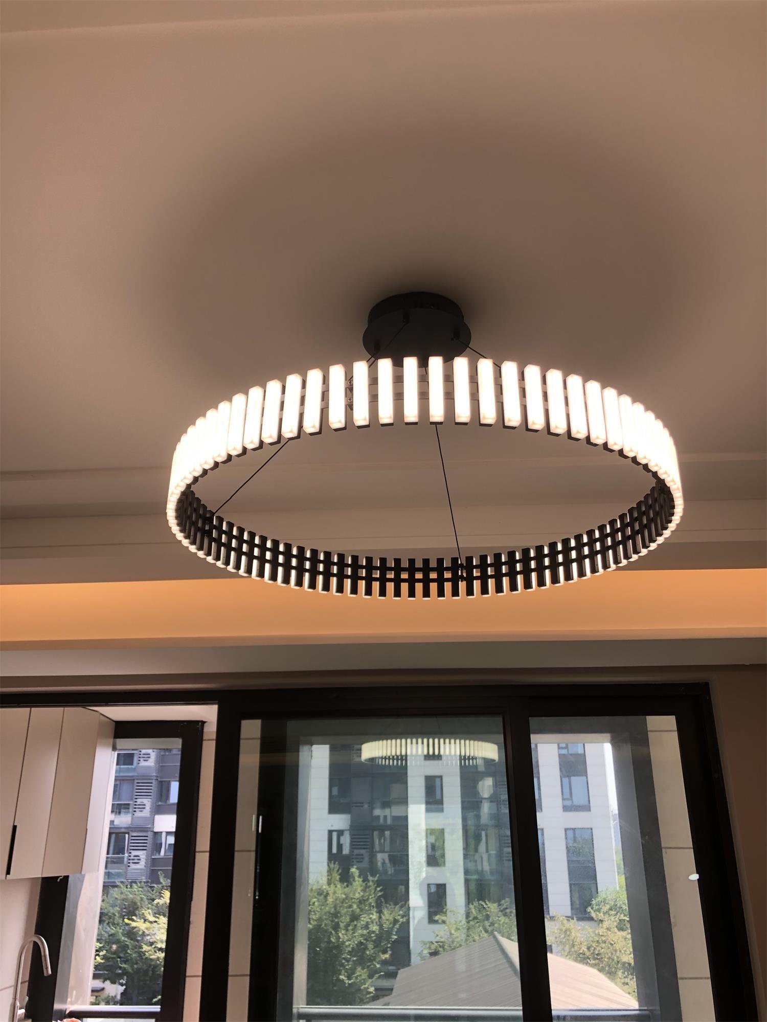 Rivo Stylis Hanging LED Chandelier-Neutral Decor