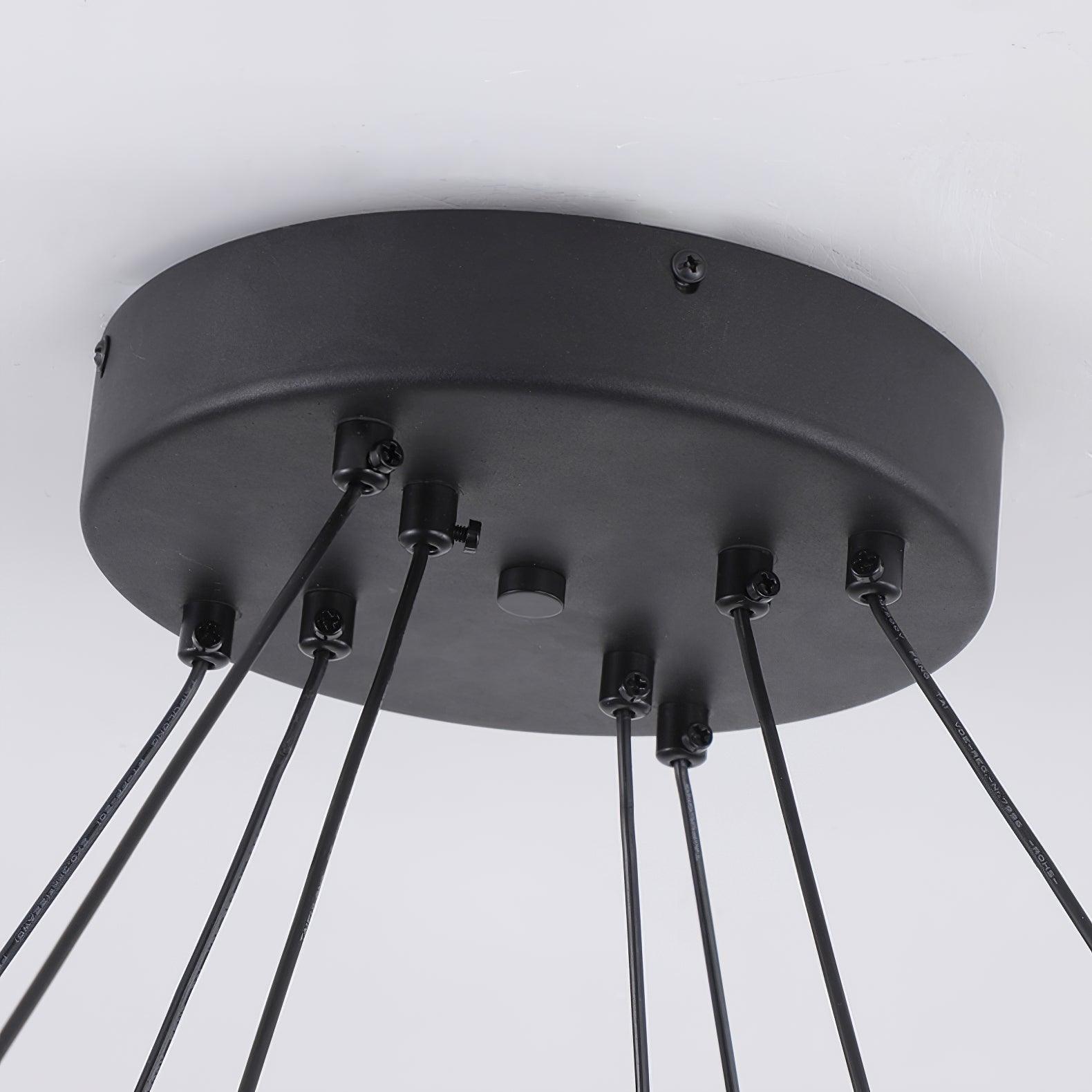 Rivo Stylis Hanging LED Chandelier-Neutral Decor
