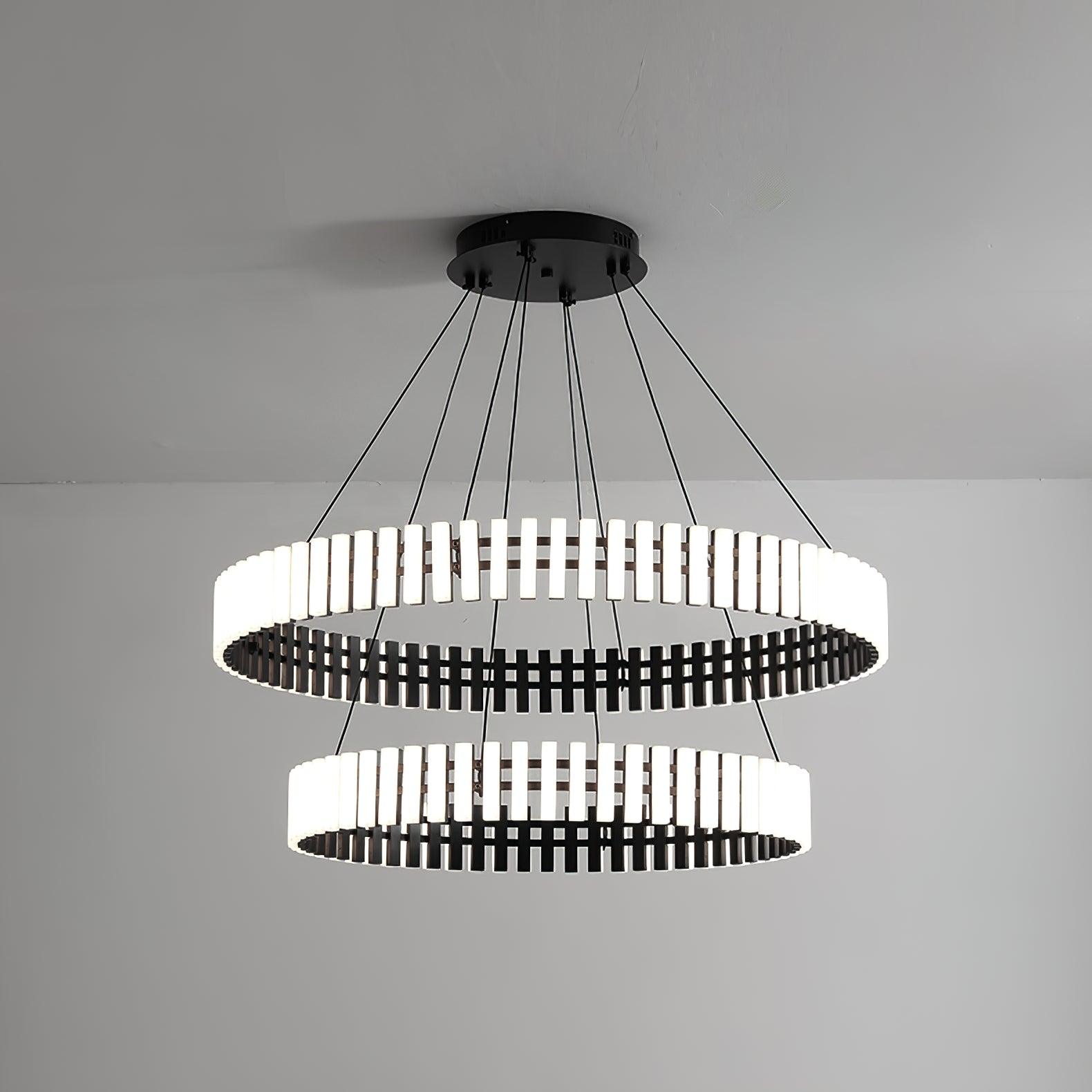 Rivo Stylis Hanging LED Chandelier-Neutral Decor