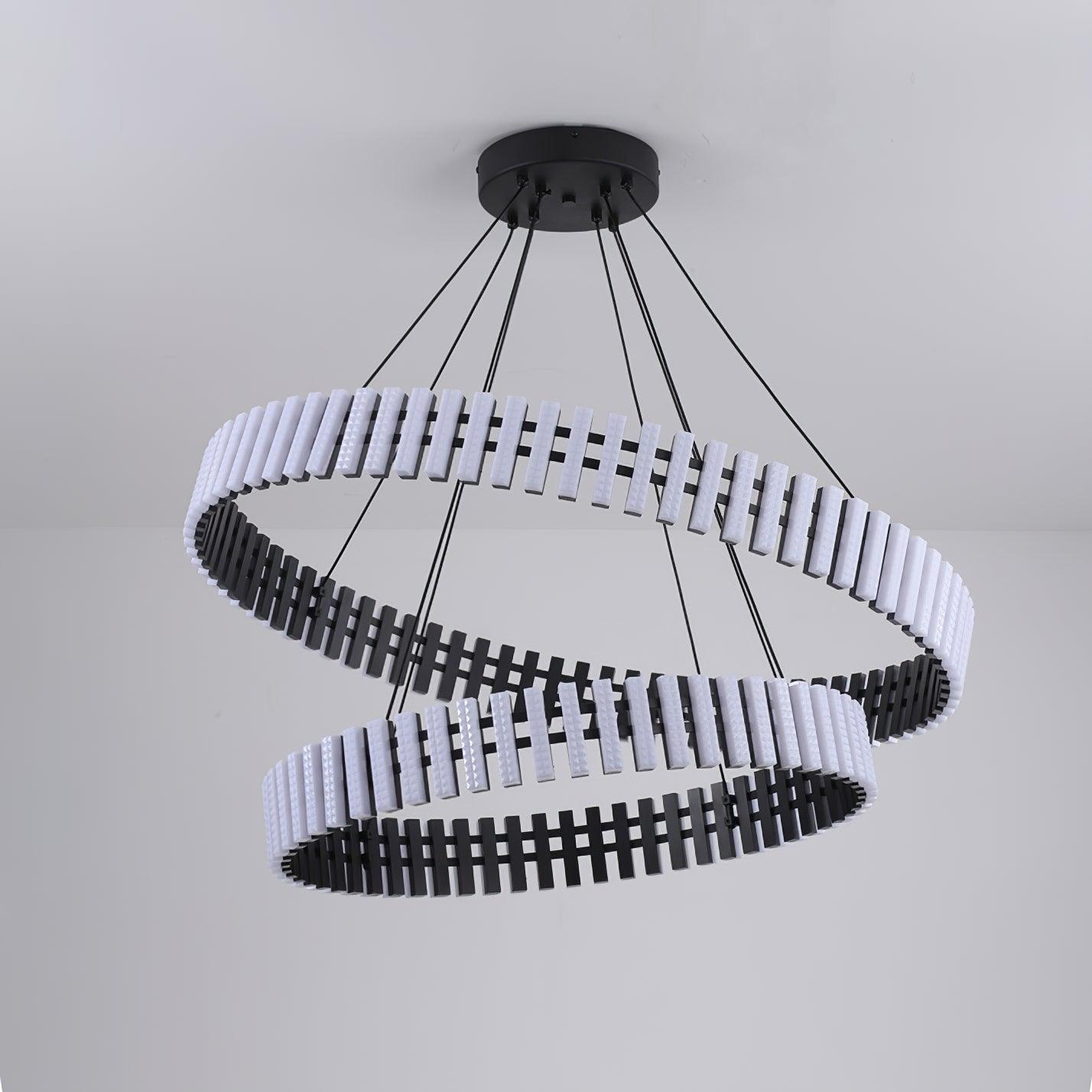 Rivo Stylis Hanging LED Chandelier-Neutral Decor