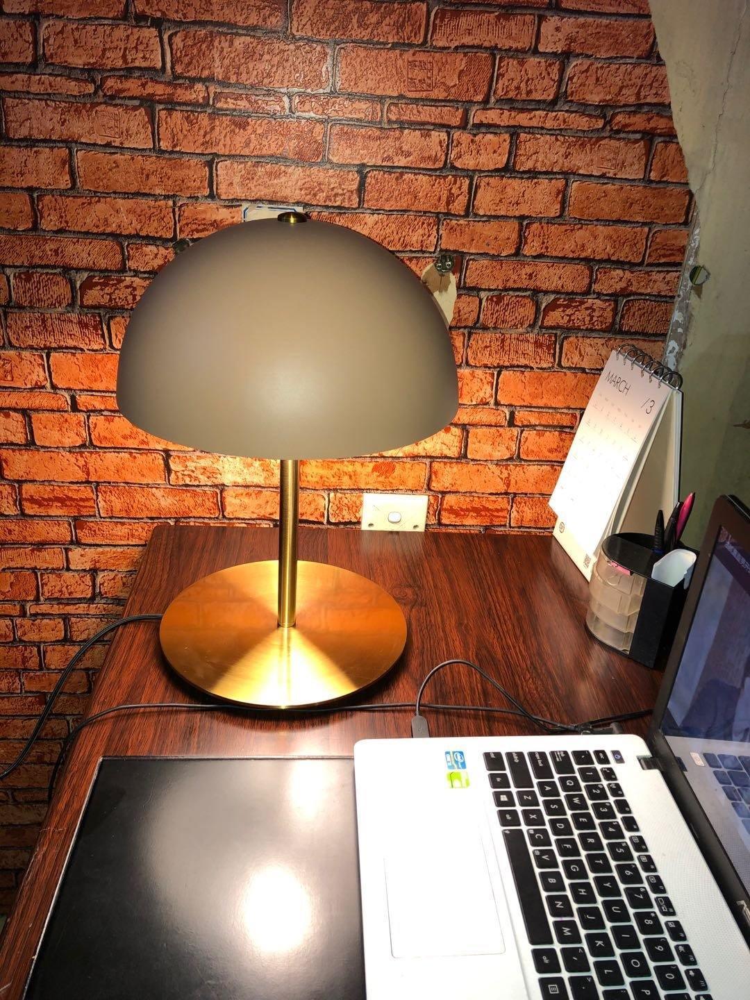 Brioth Acrylic Scandinavian Table Lamp-Neutral Decor