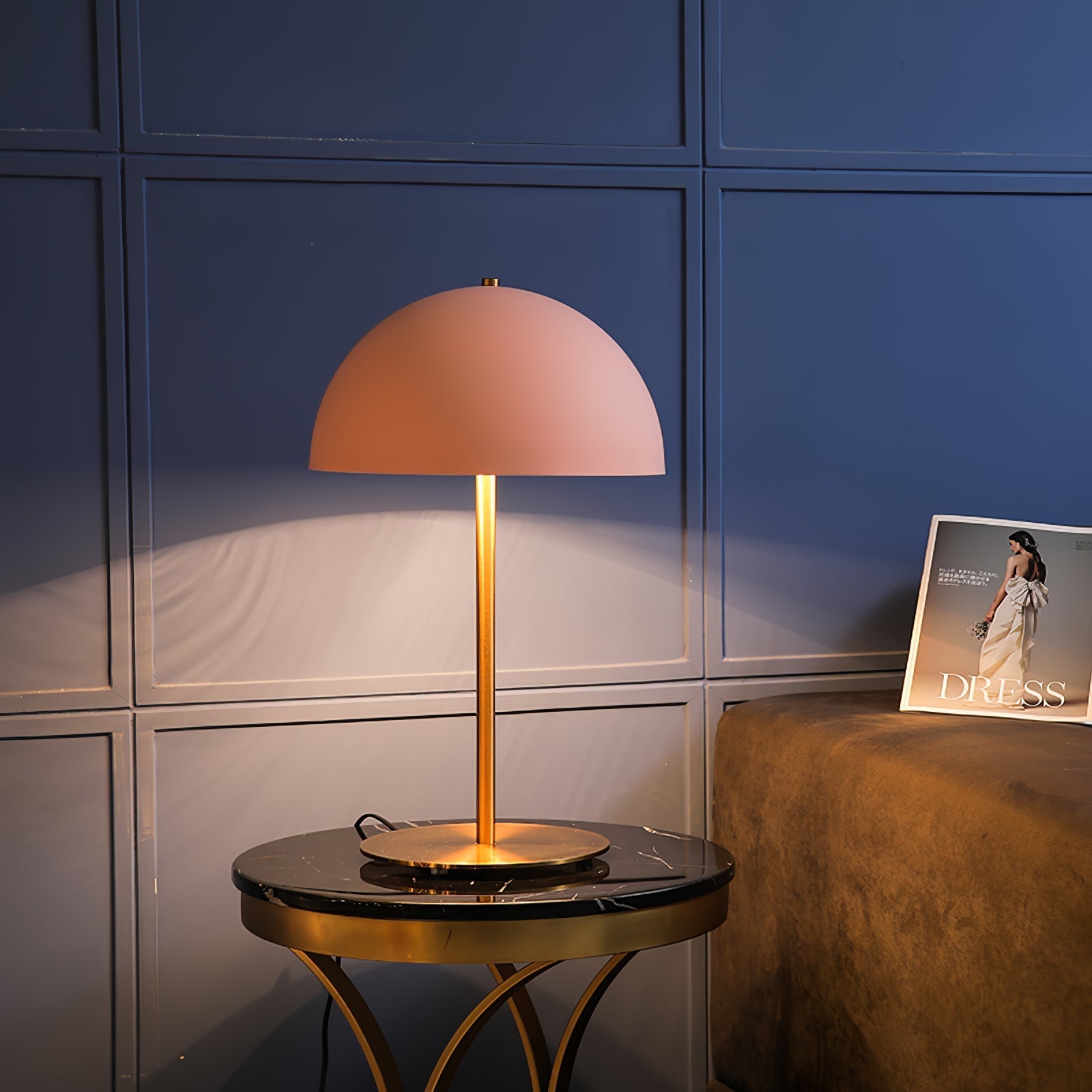 Brioth Acrylic Scandinavian Table Lamp-Neutral Decor