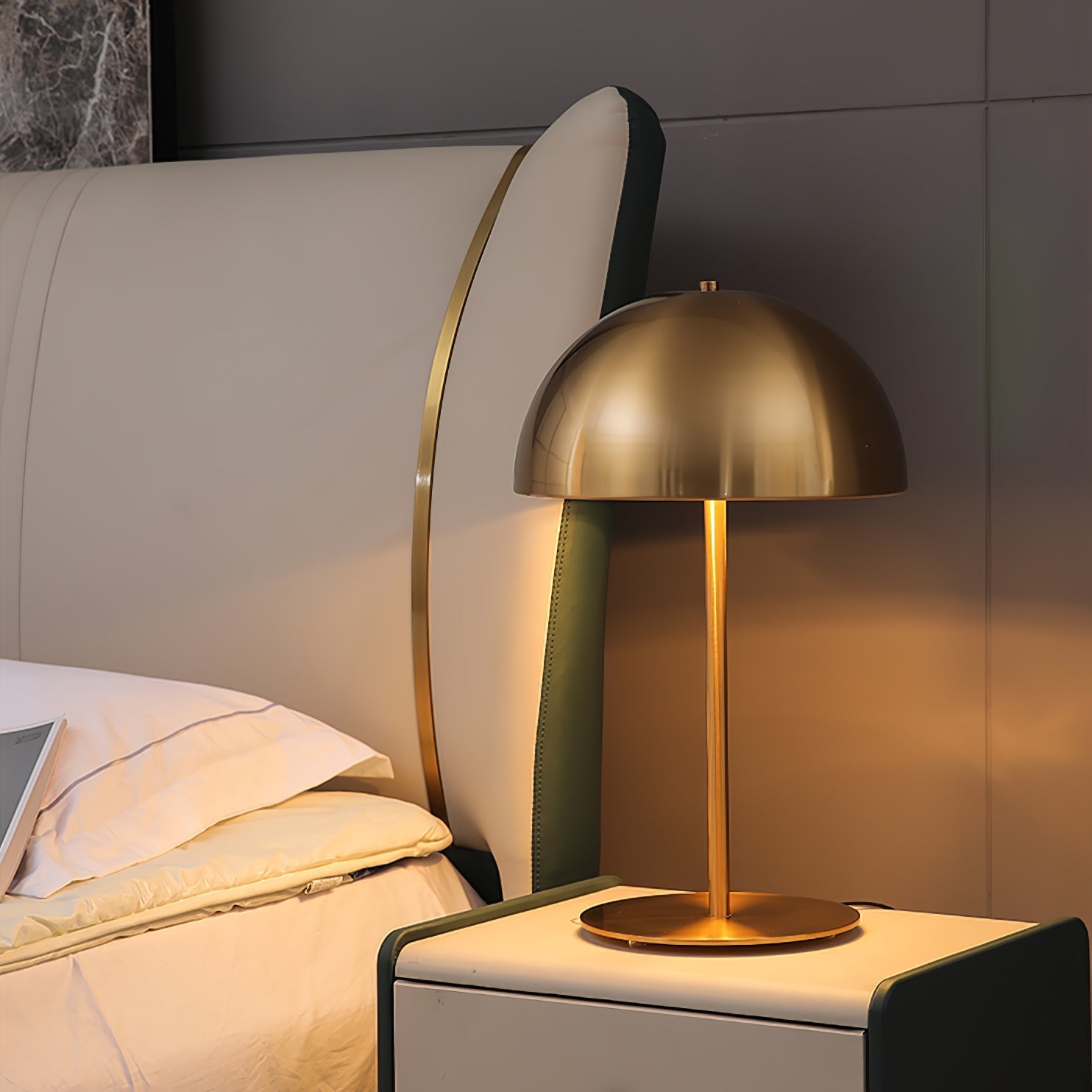 Brioth Acrylic Scandinavian Table Lamp-Neutral Decor