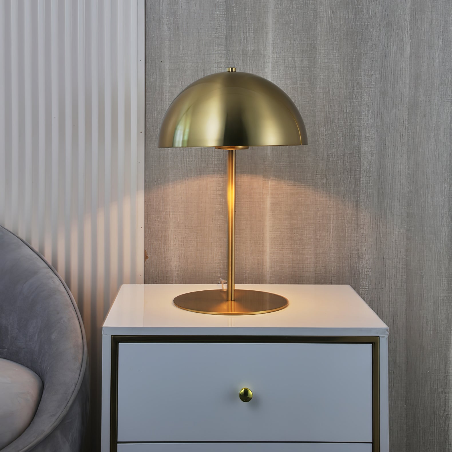 Brioth Acrylic Scandinavian Table Lamp-Neutral Decor
