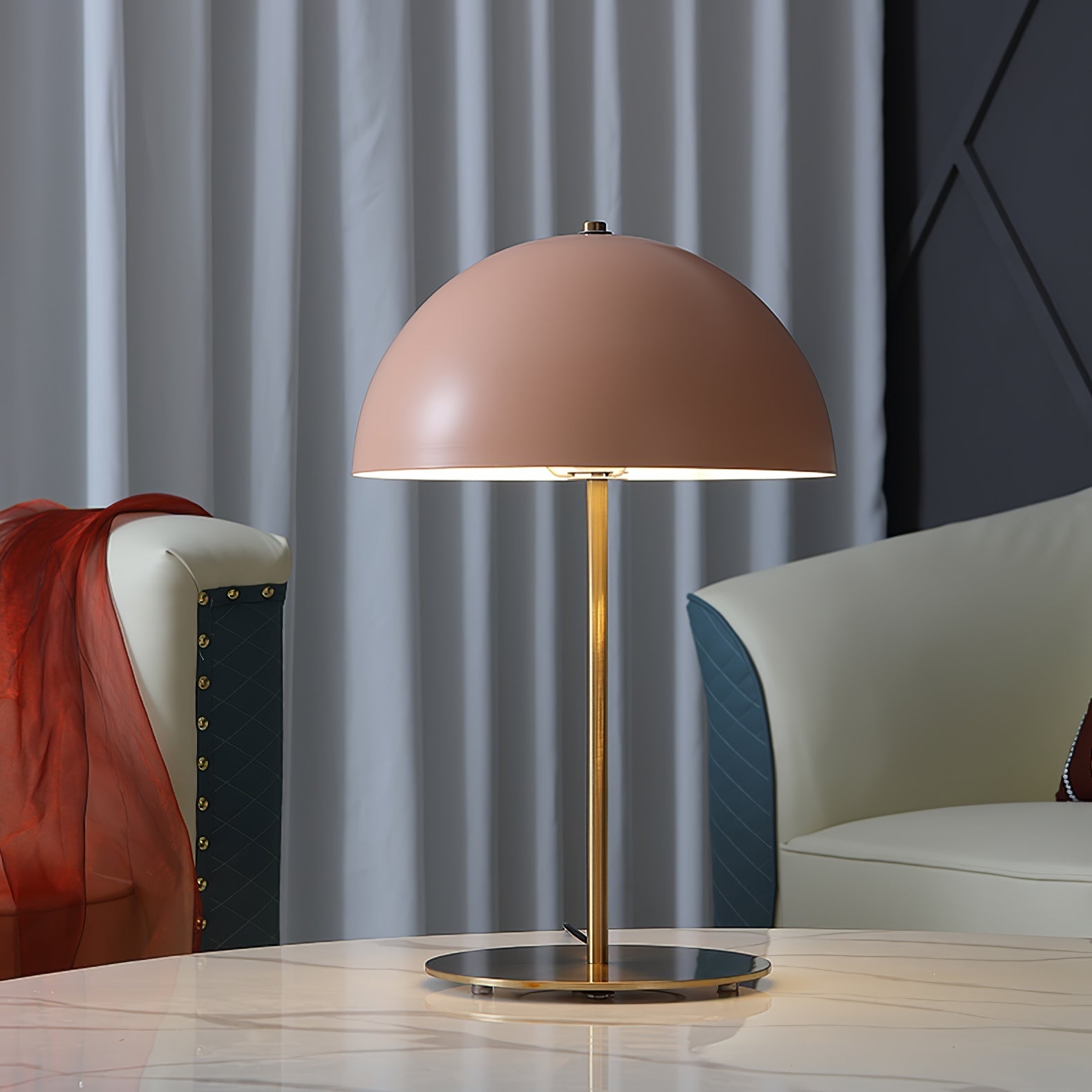 Brioth Acrylic Scandinavian Table Lamp-Neutral Decor