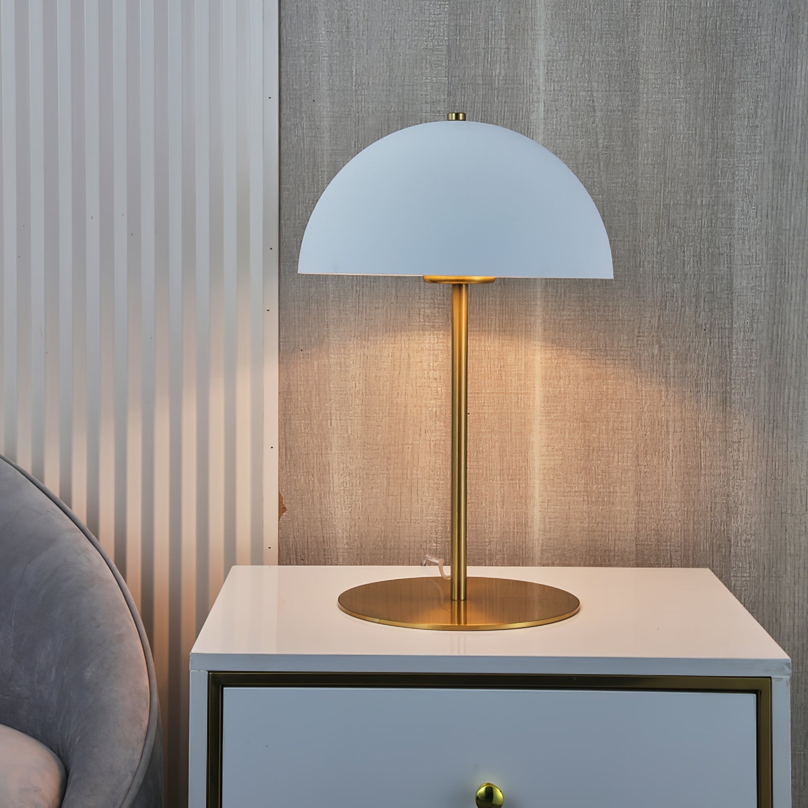 Brioth Acrylic Scandinavian Table Lamp-Neutral Decor