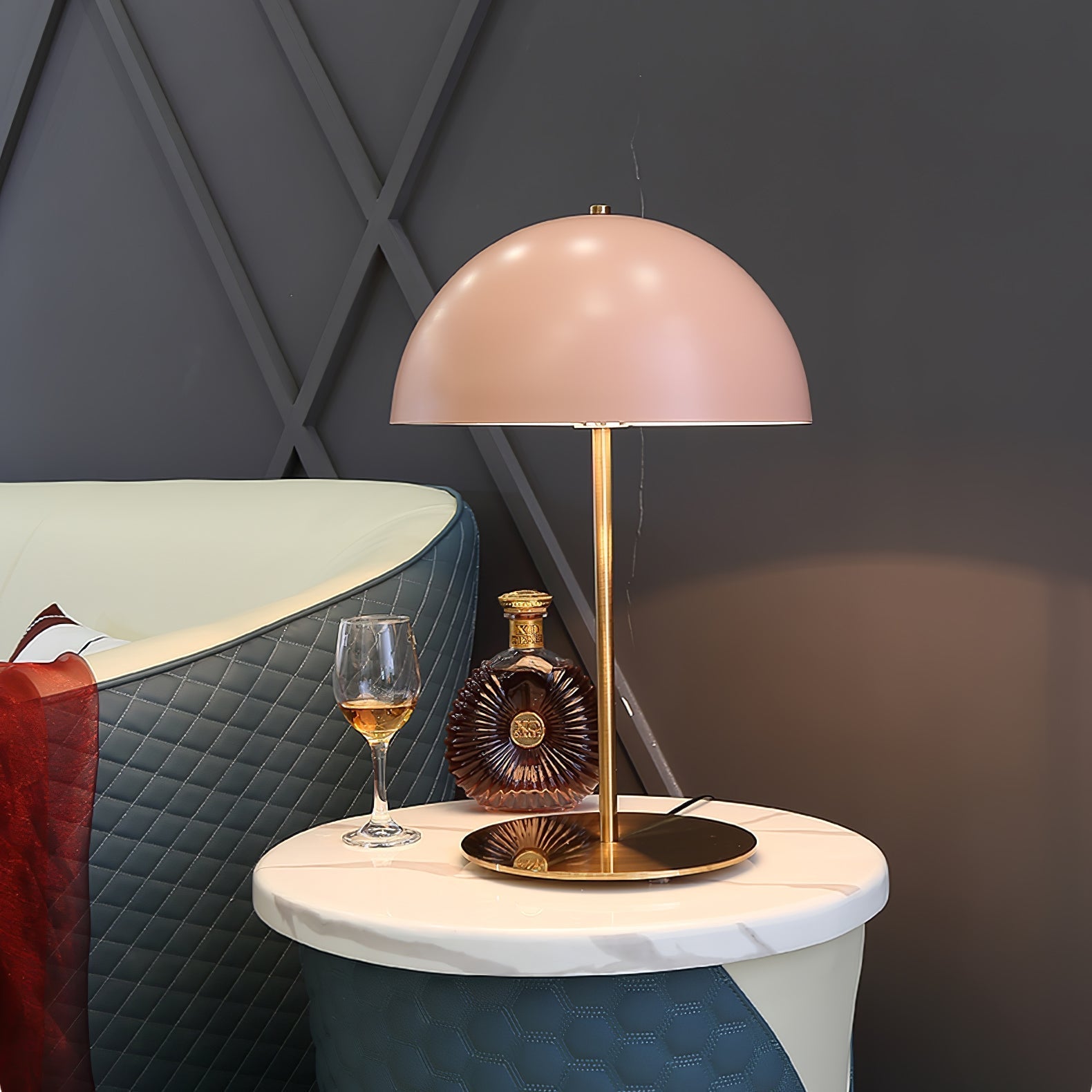 Brioth Acrylic Scandinavian Table Lamp-Neutral Decor