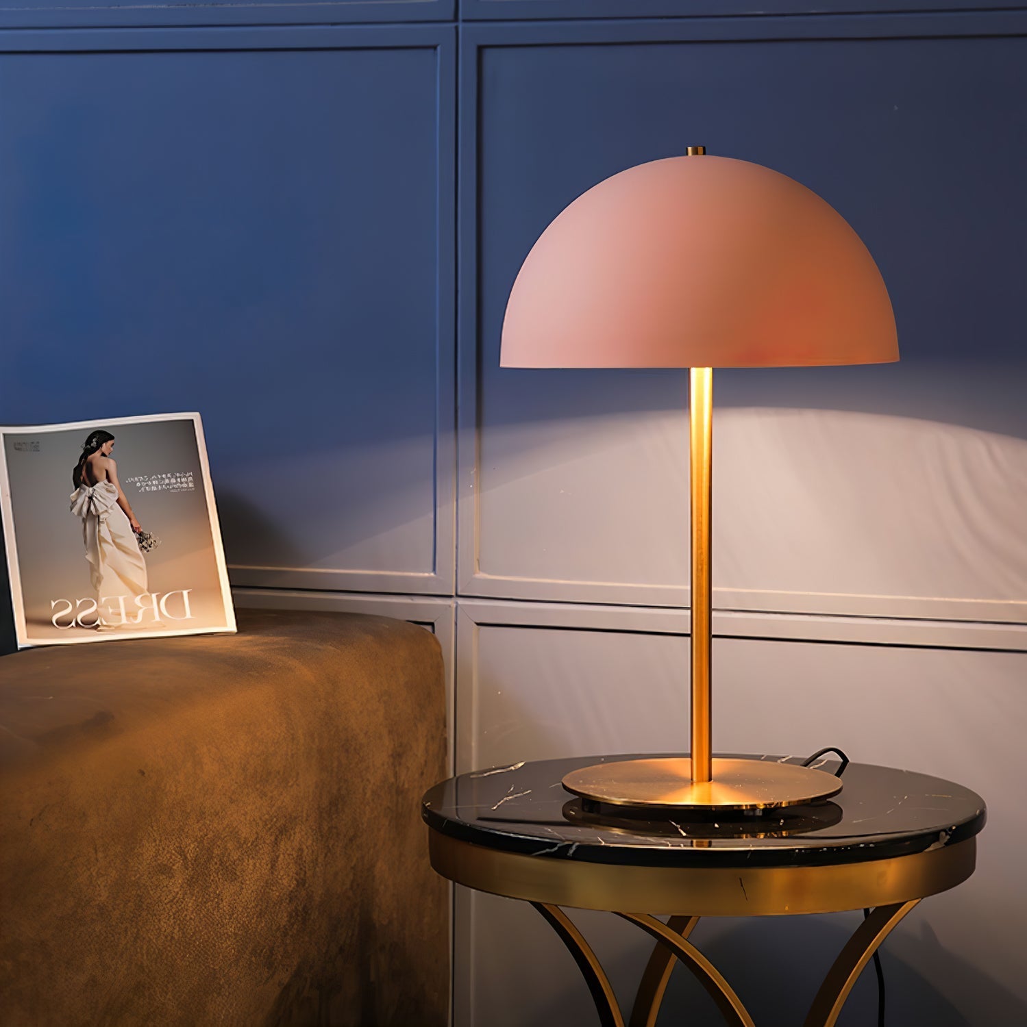 Brioth Acrylic Scandinavian Table Lamp-Neutral Decor