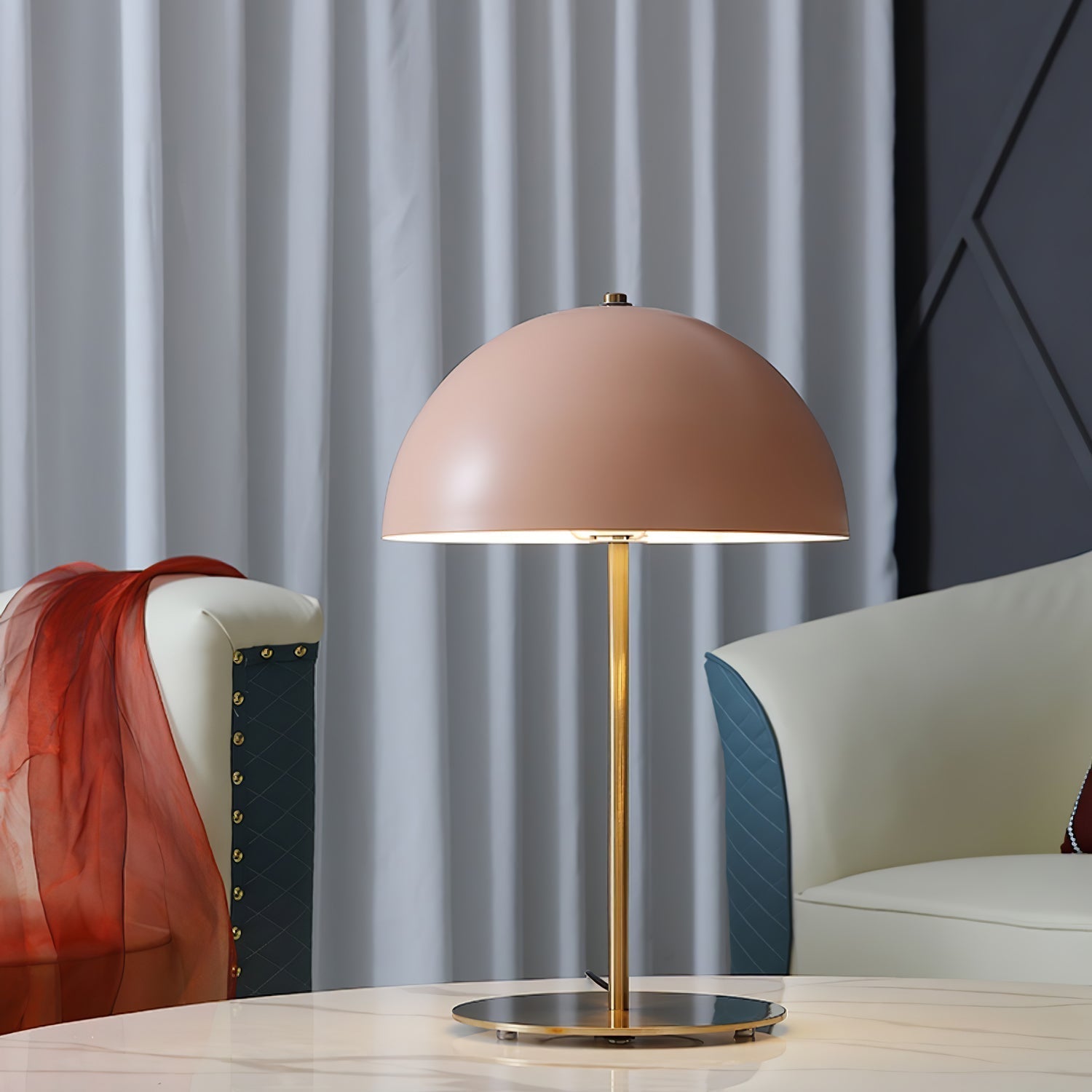 Brioth Acrylic Scandinavian Table Lamp-Neutral Decor