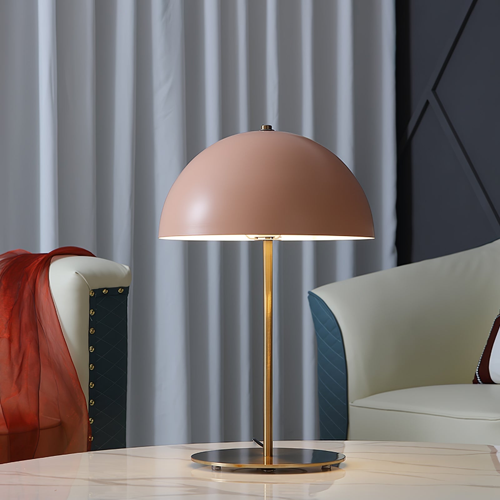 Brioth Acrylic Scandinavian Table Lamp-Neutral Decor