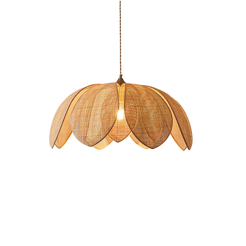 Unlit Hanove Pendant Light against a plain background to show material and texture.