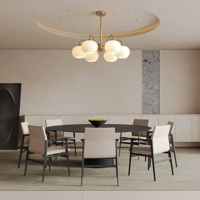 Elyra Elegant Wood Chandelier-Neutral Decor