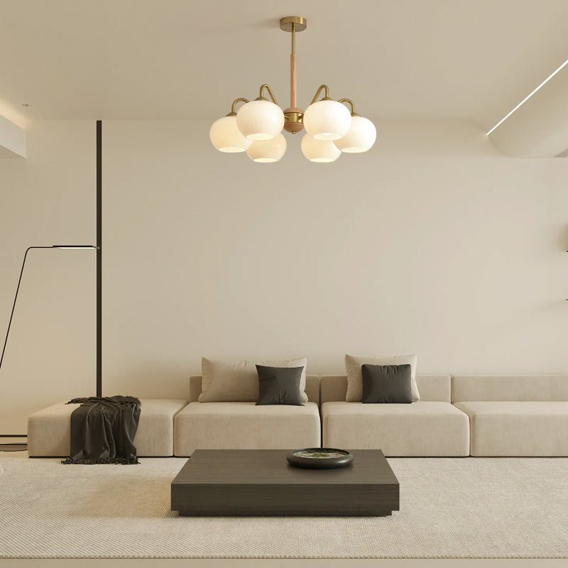 Elyra Elegant Wood Chandelier-Neutral Decor