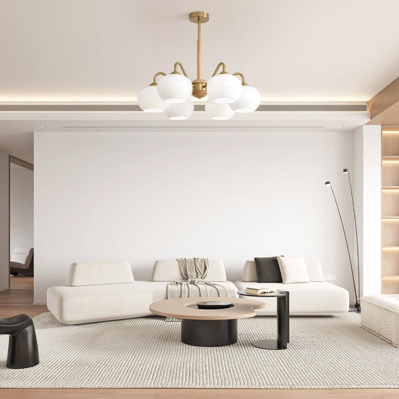 Elyra Elegant Wood Chandelier-Neutral Decor
