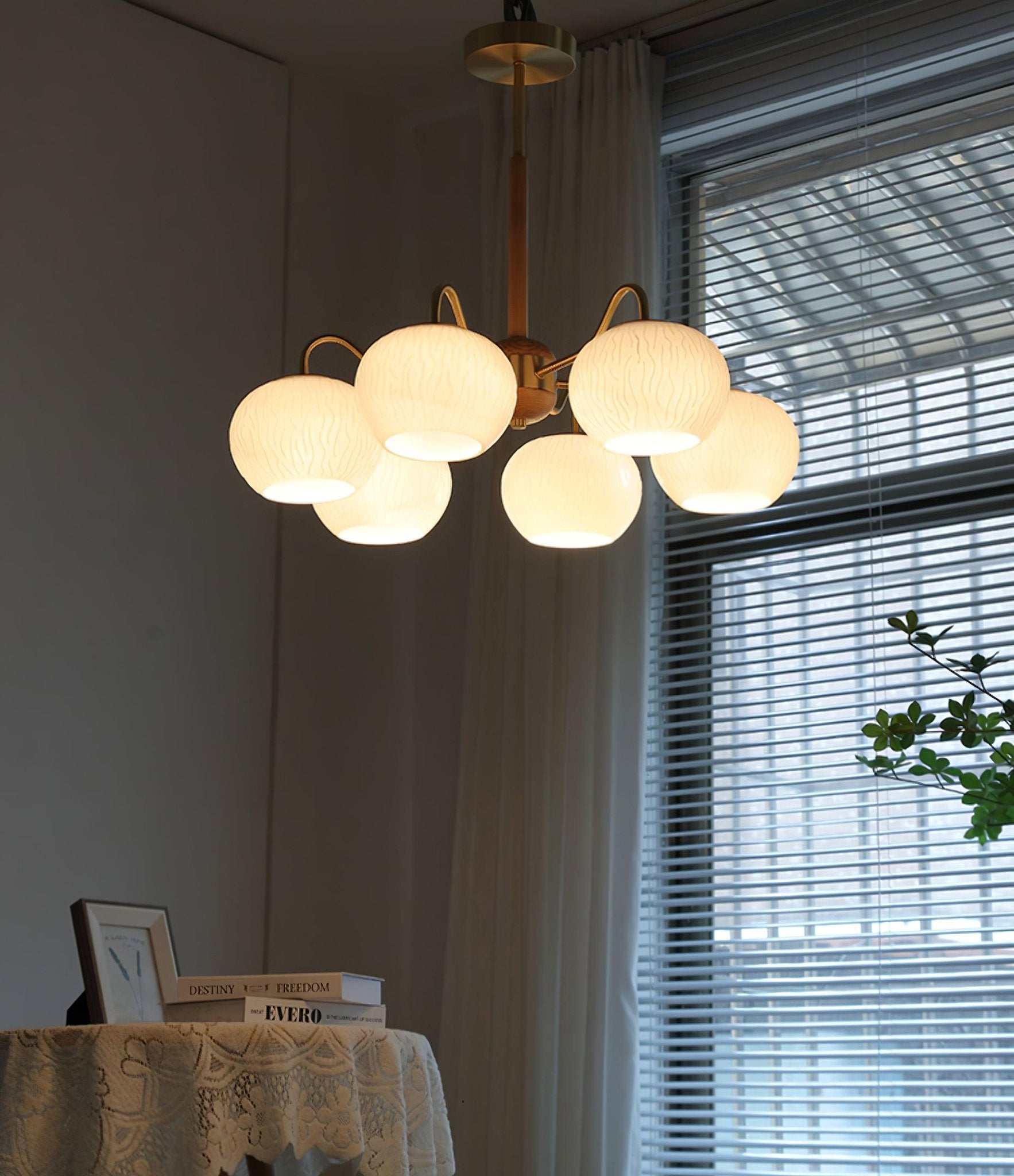 Elyra Elegant Wood Chandelier-Neutral Decor