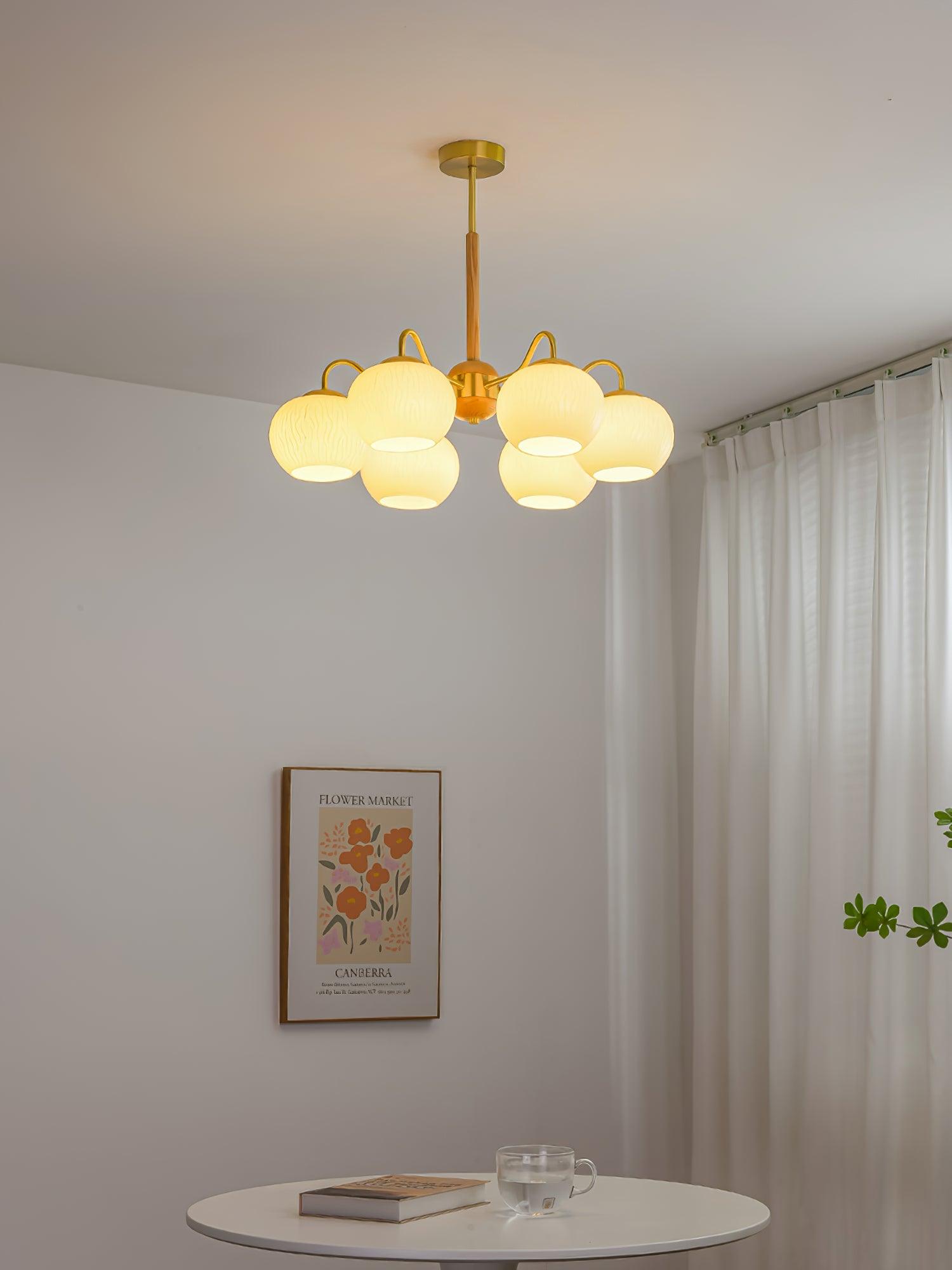 Elyra Elegant Wood Chandelier-Neutral Decor