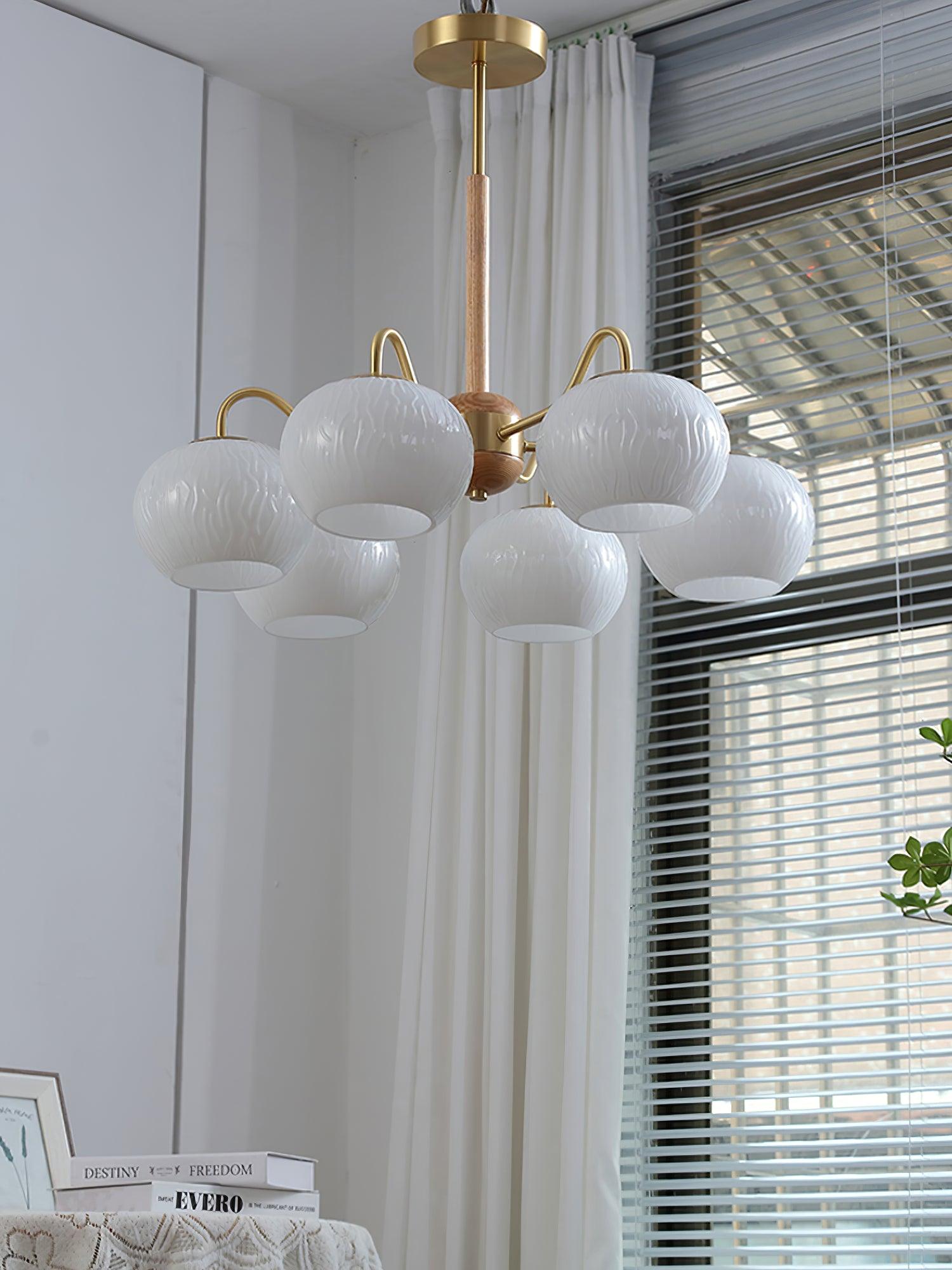 Elyra Elegant Wood Chandelier-Neutral Decor