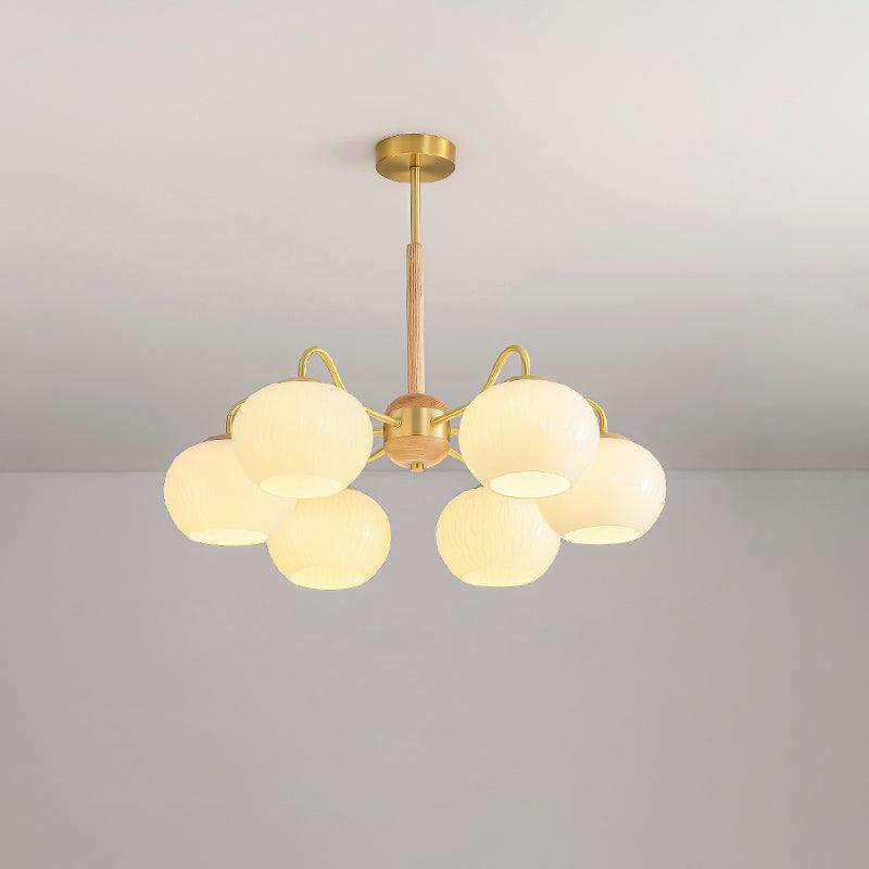 Elyra Elegant Wood Chandelier-Neutral Decor