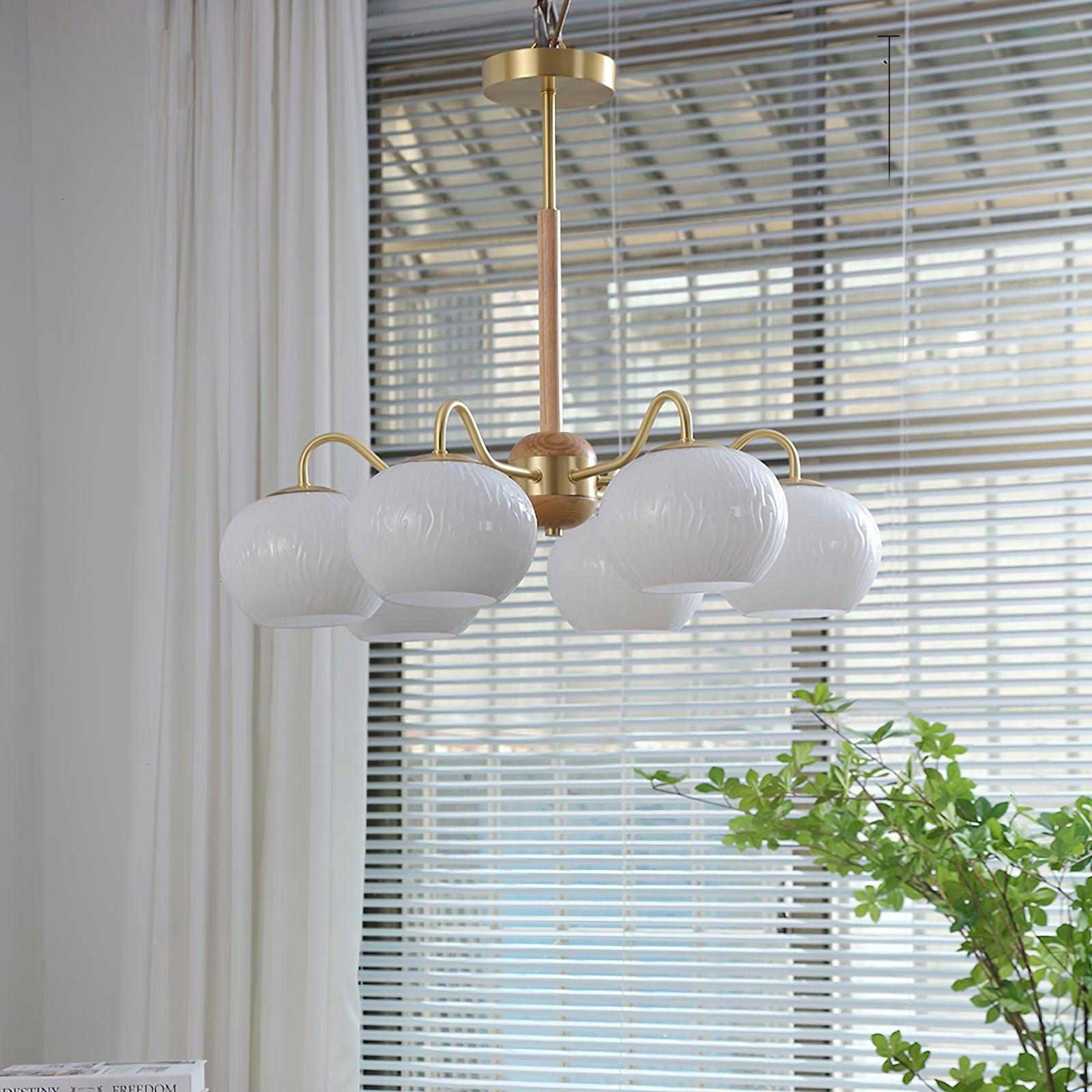 Elyra Elegant Wood Chandelier-Neutral Decor