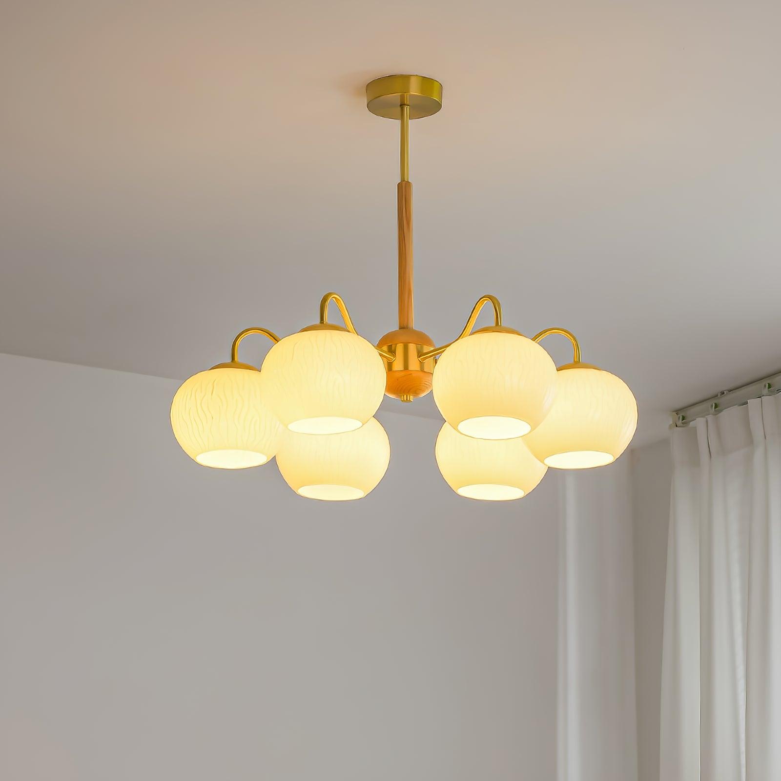 Elyra Elegant Wood Chandelier-Neutral Decor