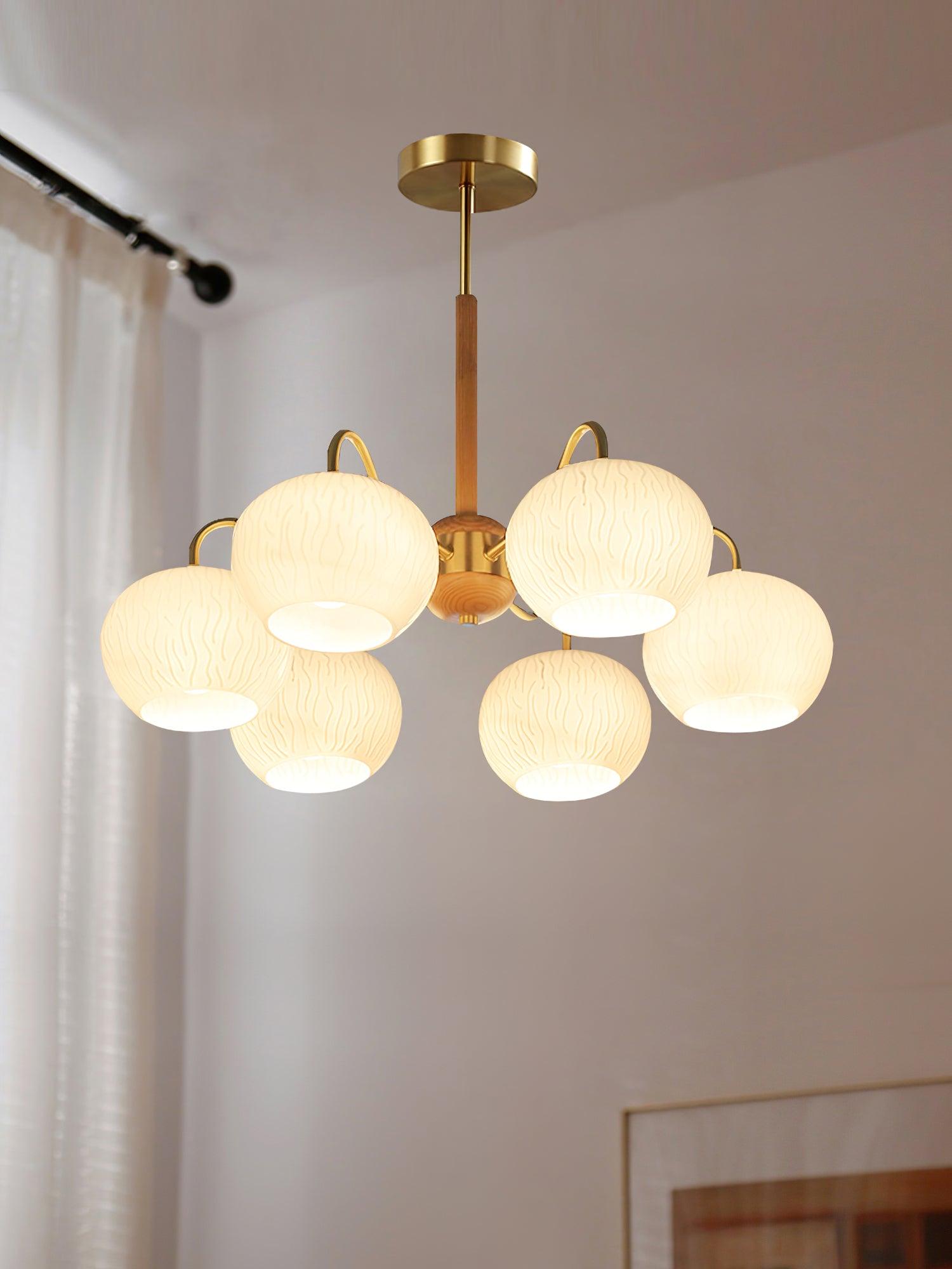 Elyra Elegant Wood Chandelier-Neutral Decor
