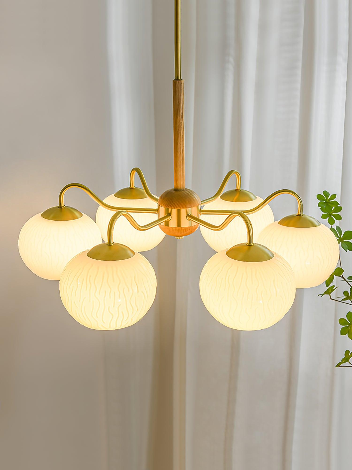 Elyra Elegant Wood Chandelier-Neutral Decor