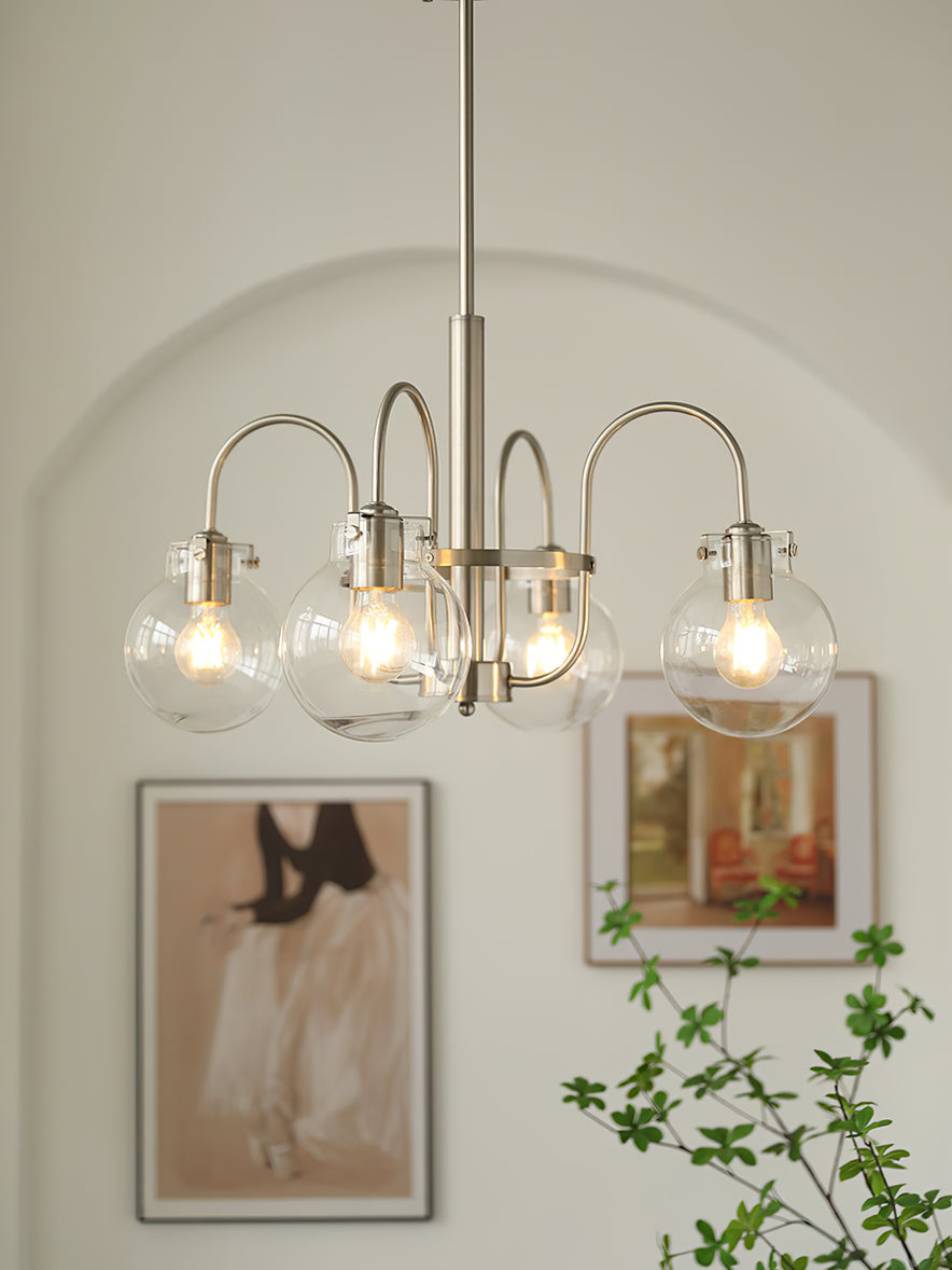 Verinyra Premium Nordic Art Glass Chandelier-Neutral Decor