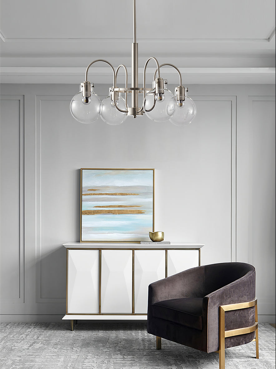Verinyra Premium Nordic Art Glass Chandelier-Neutral Decor