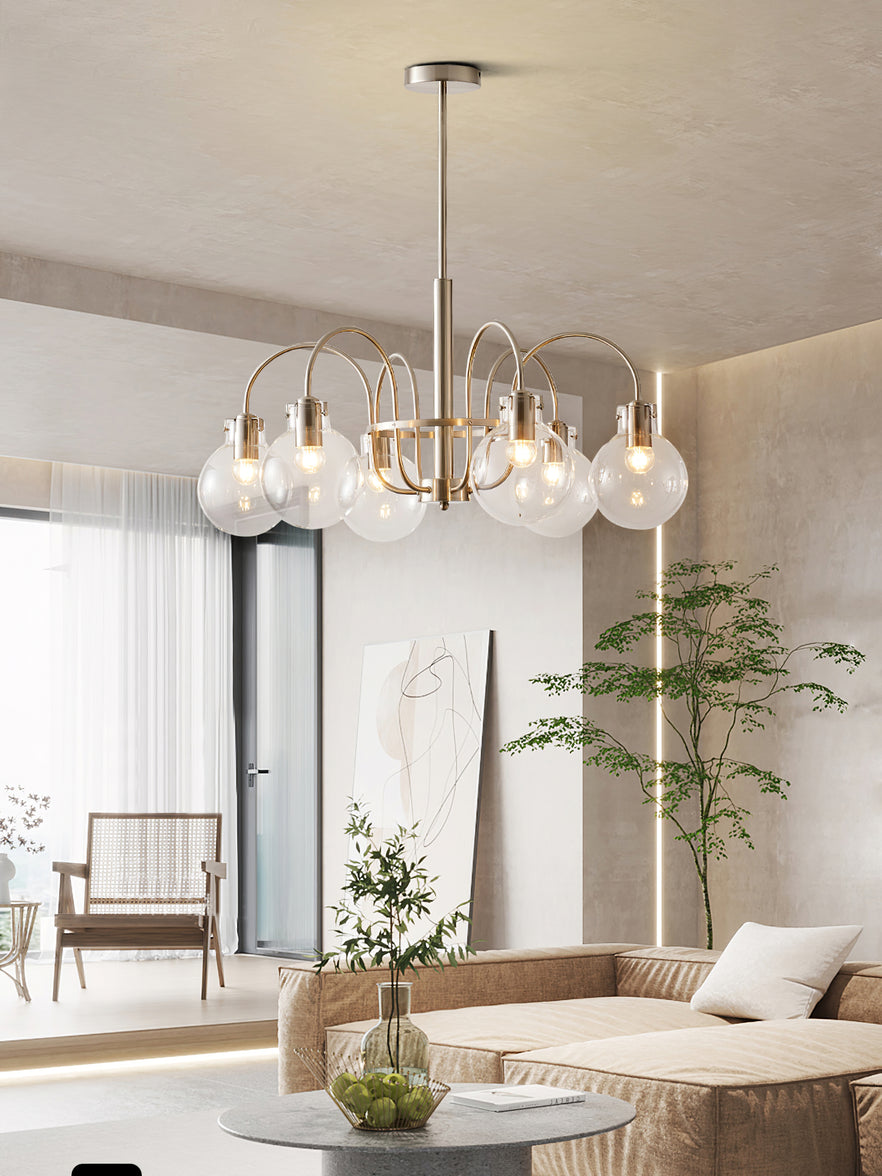 Verinyra Premium Nordic Art Glass Chandelier-Neutral Decor