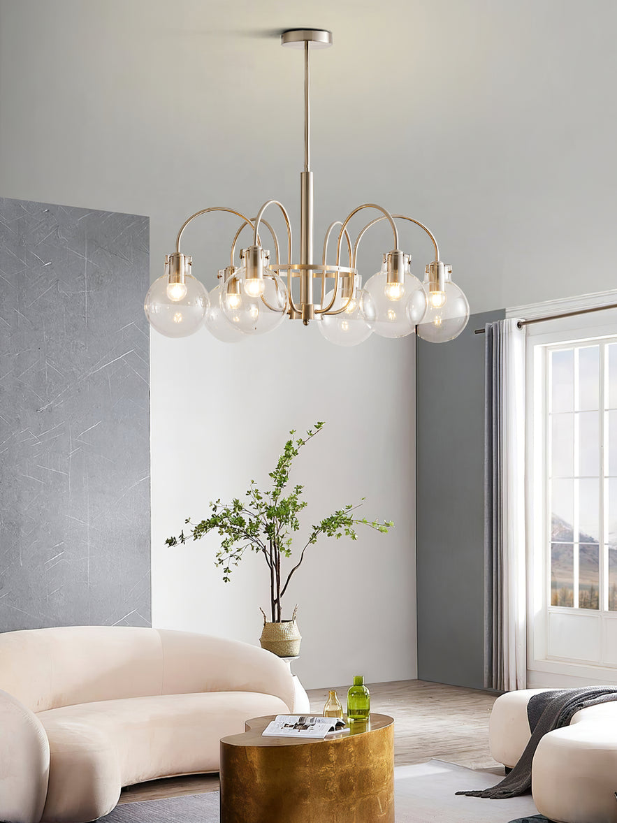 Verinyra Premium Nordic Art Glass Chandelier-Neutral Decor