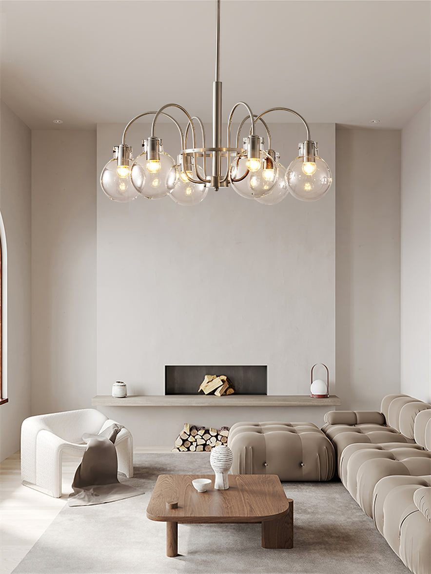 Verinyra Premium Nordic Art Glass Chandelier-Neutral Decor