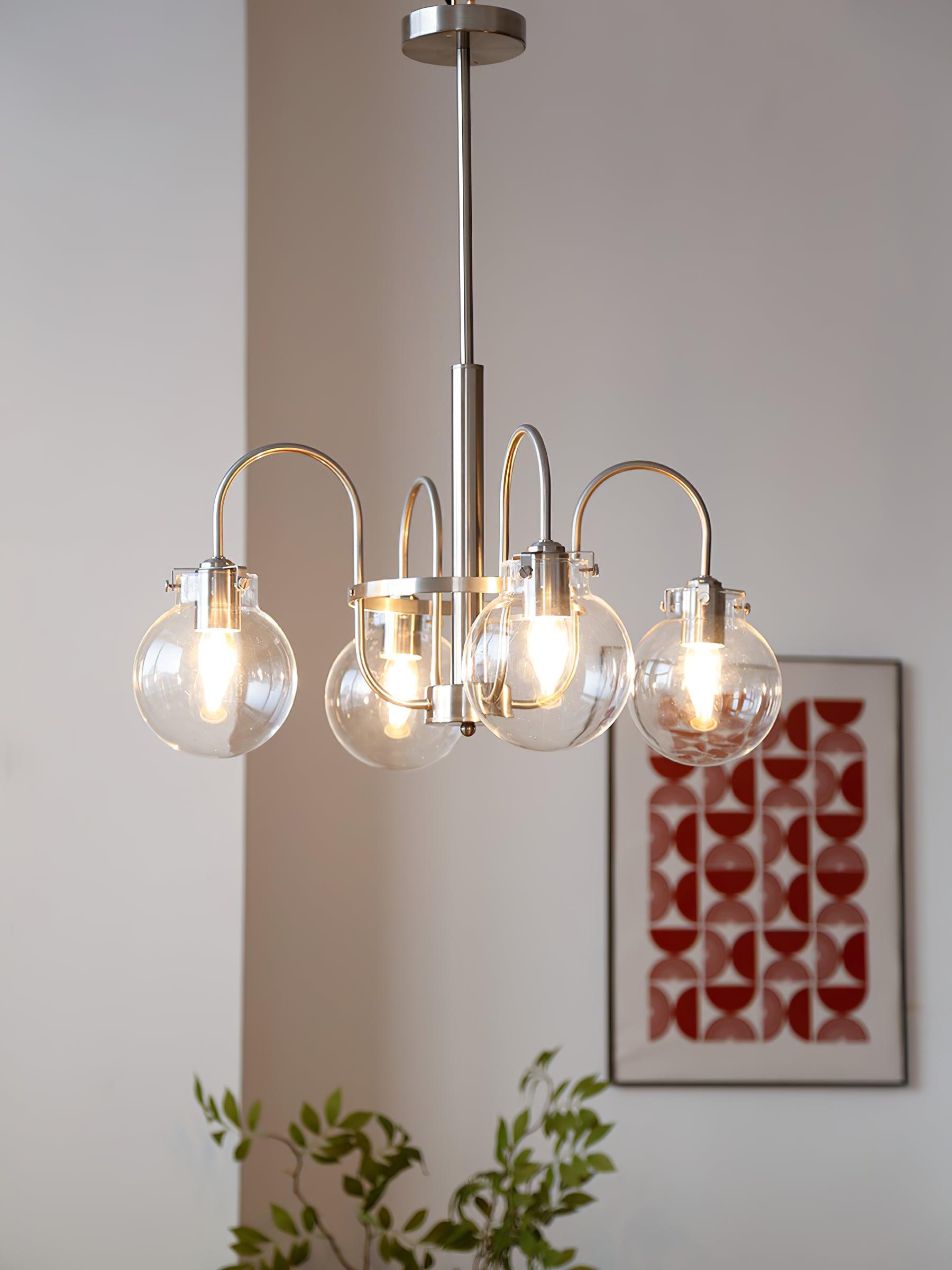 Verinyra Premium Nordic Art Glass Chandelier-Neutral Decor
