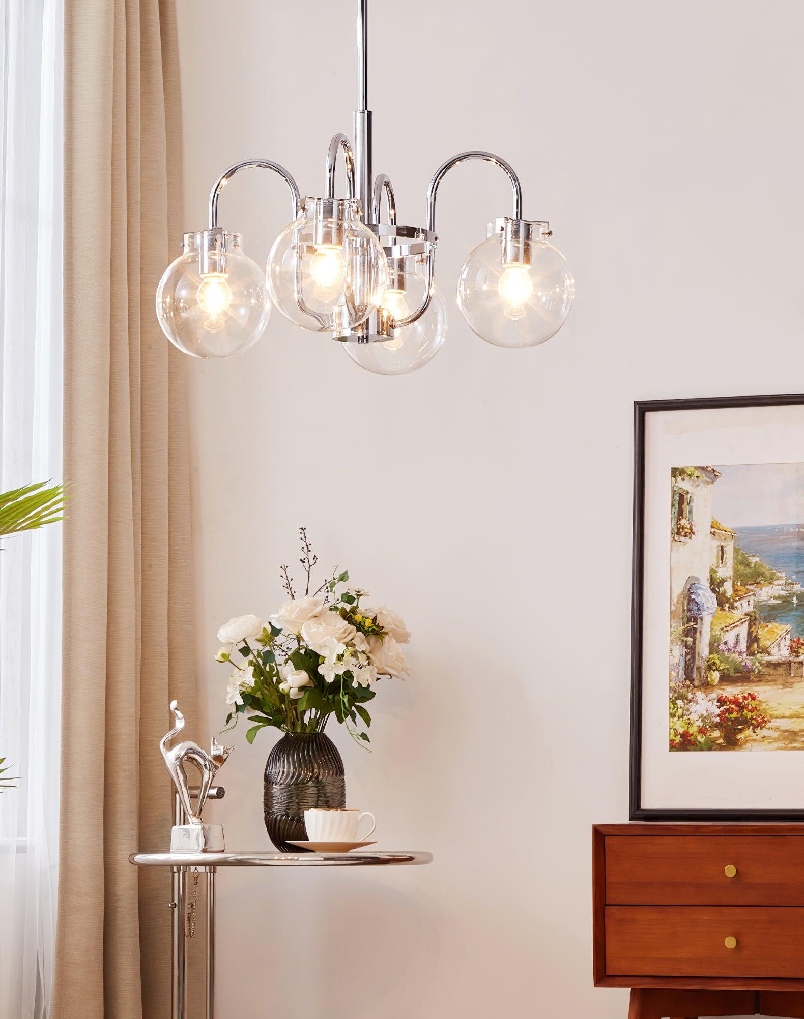 Verinyra Premium Nordic Art Glass Chandelier-Neutral Decor
