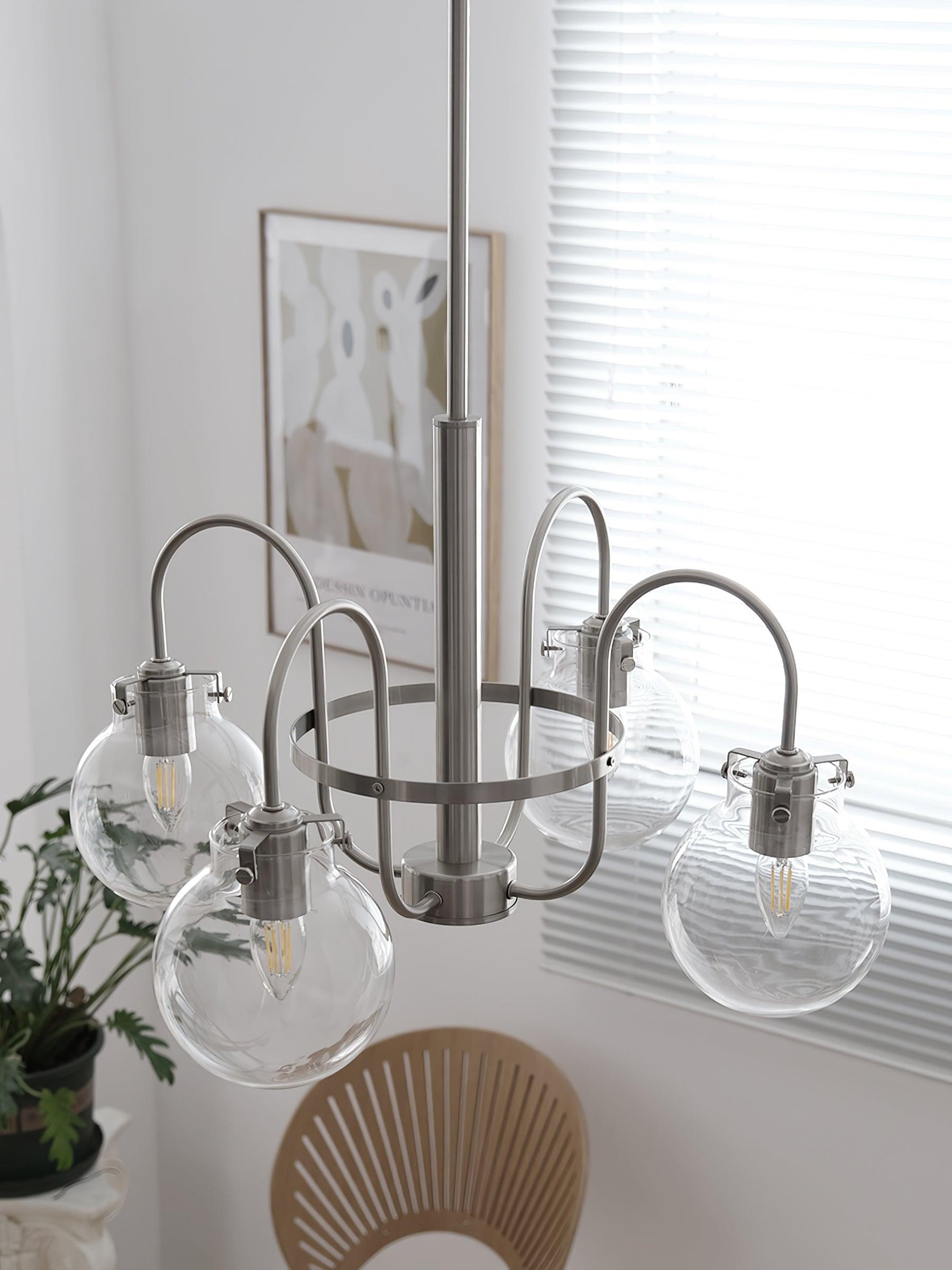 Verinyra Premium Nordic Art Glass Chandelier-Neutral Decor