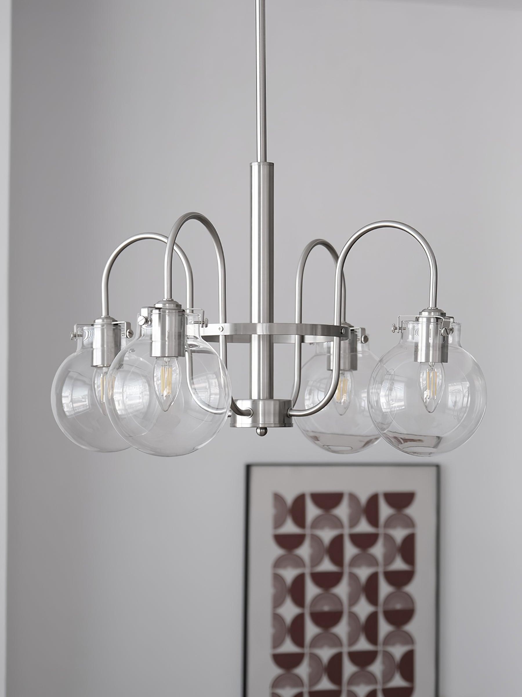 Verinyra Premium Nordic Art Glass Chandelier-Neutral Decor