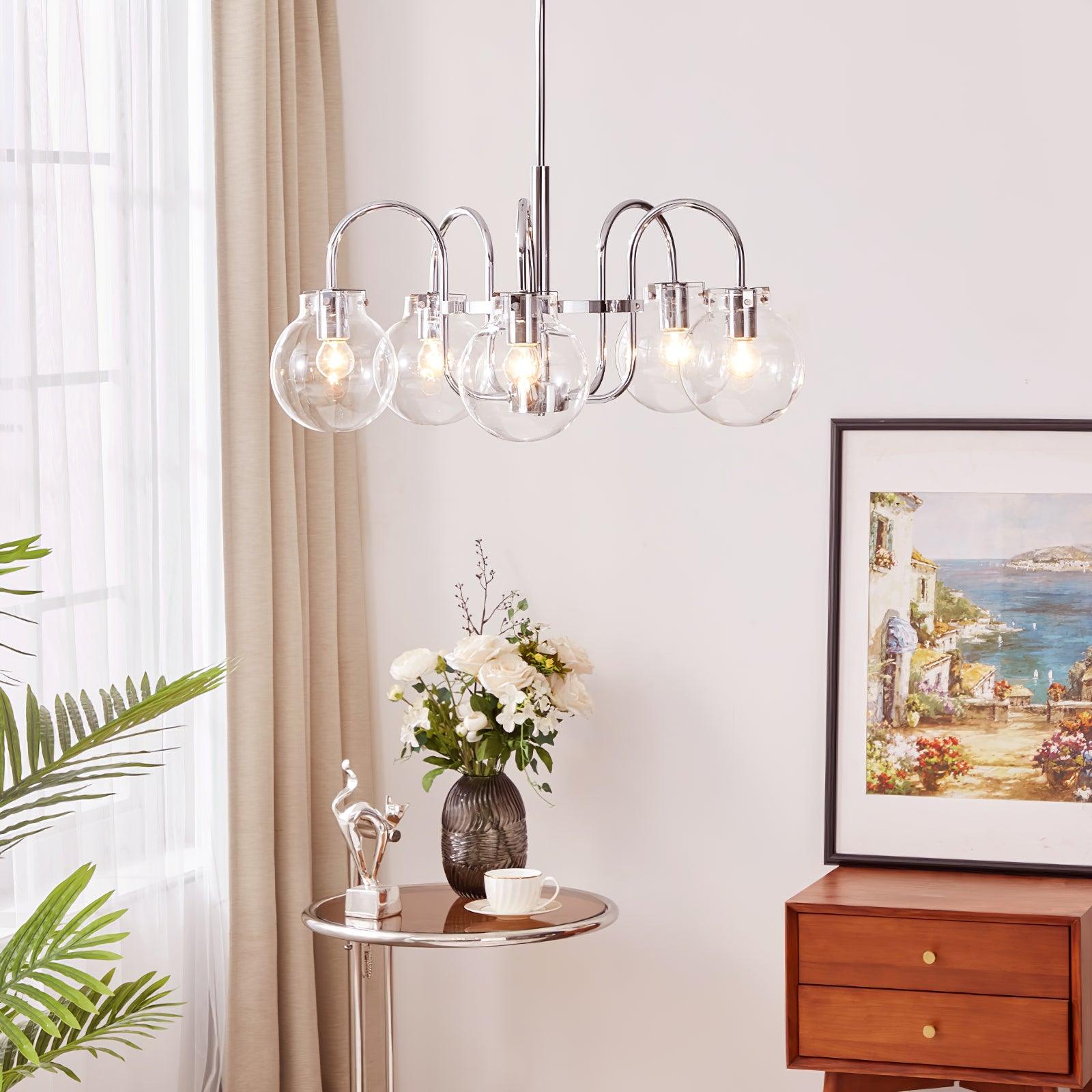 Verinyra Premium Nordic Art Glass Chandelier-Neutral Decor
