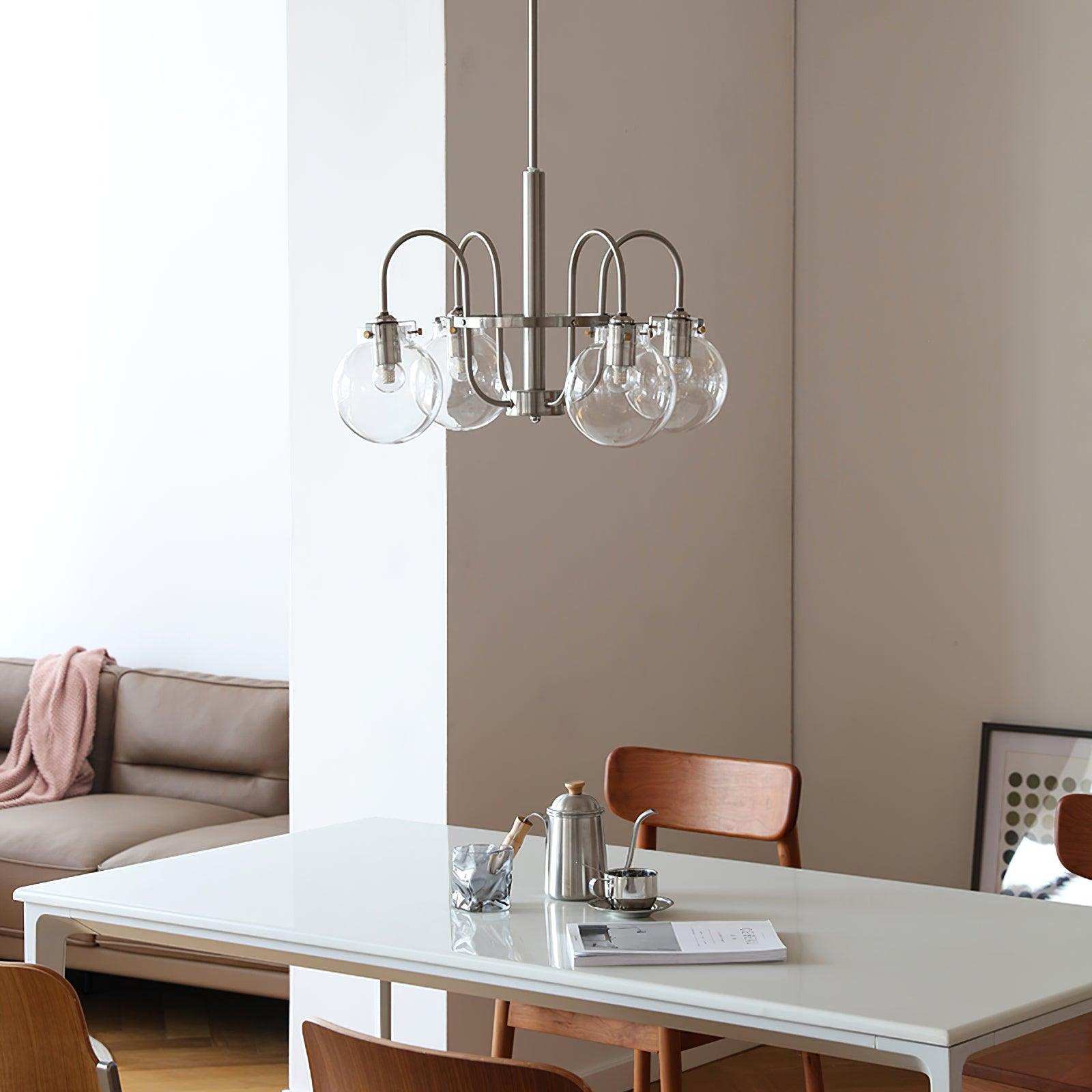 Verinyra Premium Nordic Art Glass Chandelier-Neutral Decor